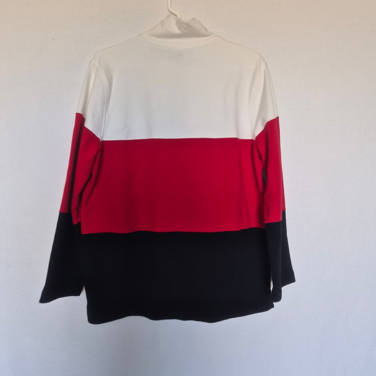 Vintage Lauren Jeans Co. Ralph Lauren Colorblock Terry 1/4 Zip Sweatshirt Men XL - Thumbnail 5