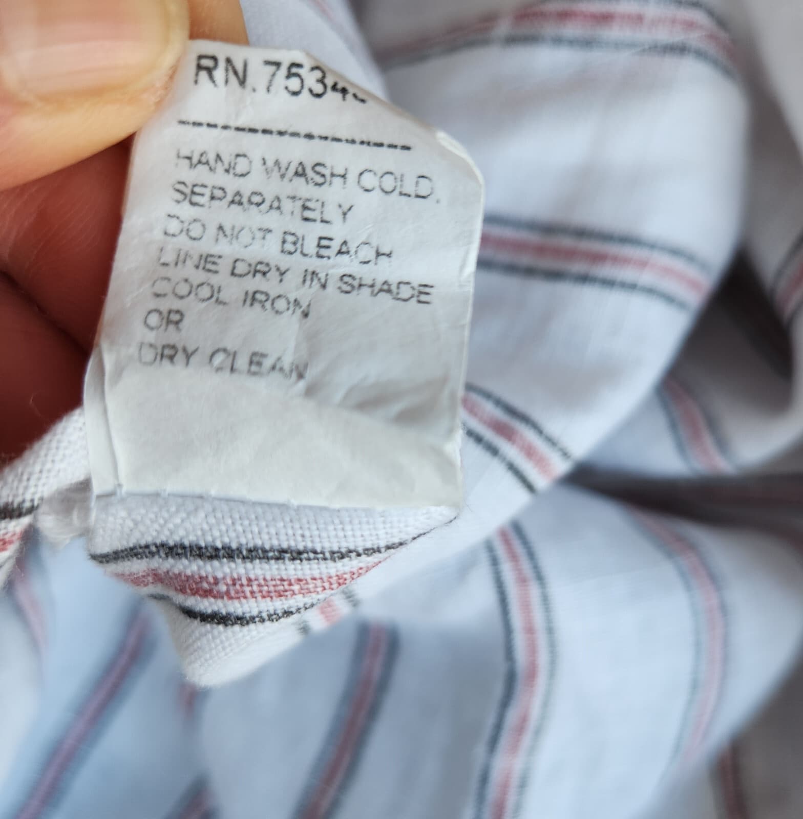 NWoT VIOLA BORGHI Made in Italy Linen Mini Dress Lace-Up Stripe White Brown Sz.L - Thumbnail 11