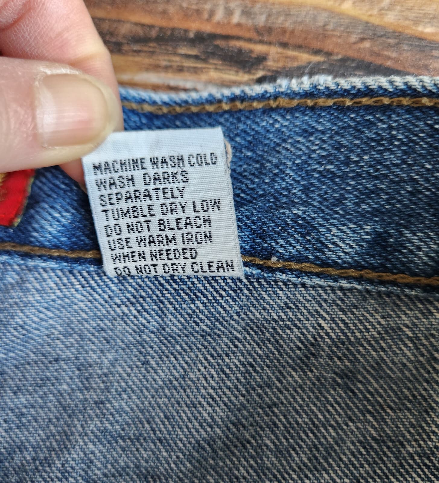 Vintage Bugle Boy Gold Chest High Waist Slim-Fitted Jeans Zip Blue Women's 12 - Thumbnail 7