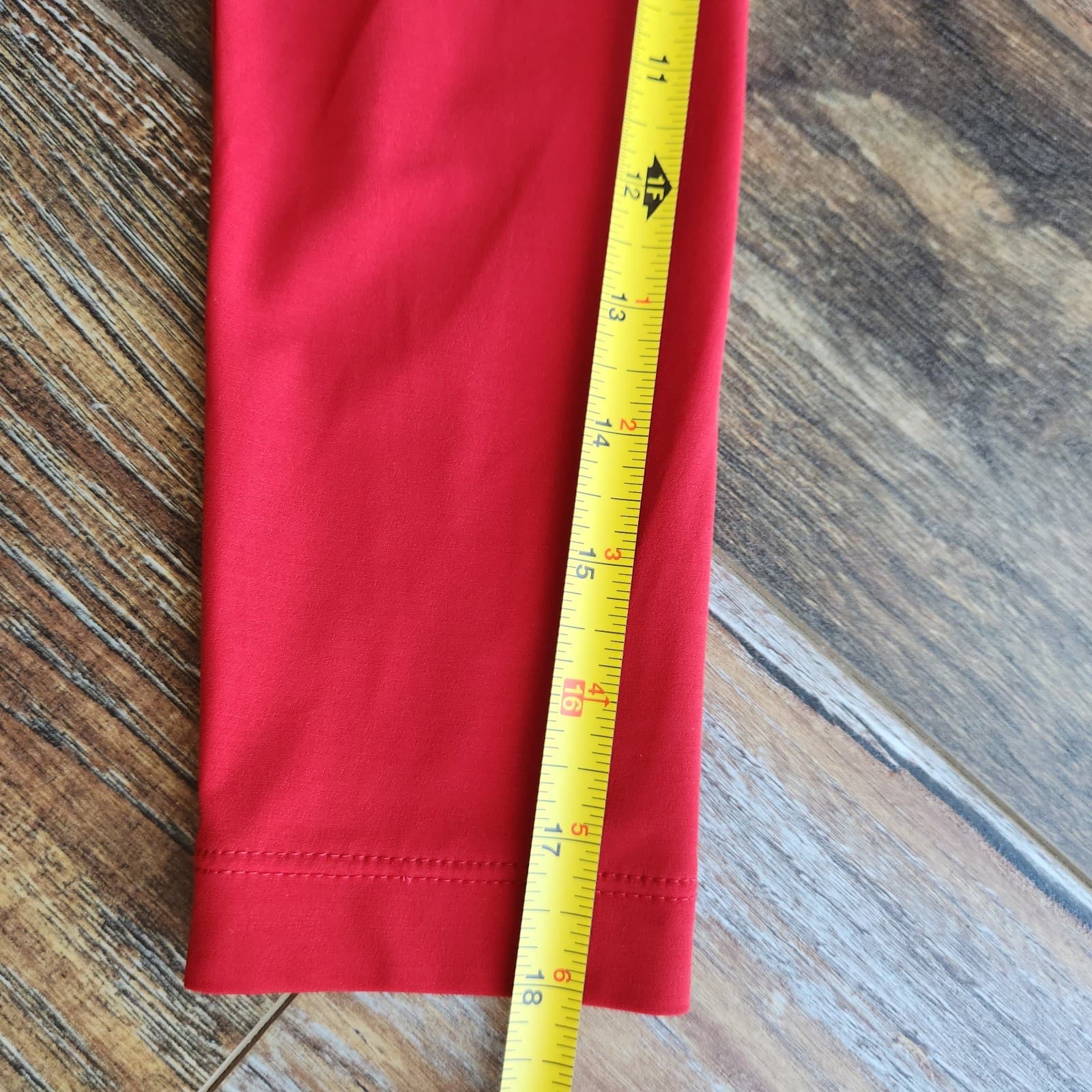 Marlenedam Italy Jersey T-Shirt 3/4 Sleeve Scoop Neck Red Made in Japan Sz.42 - Thumbnail 9