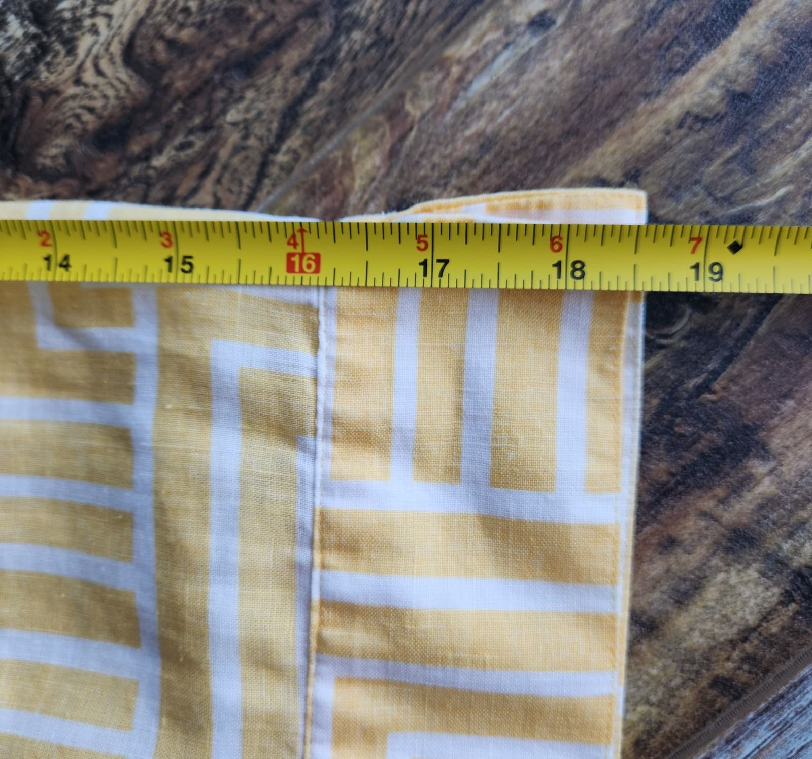 Chico's Non Iron Linen Maze Printed Button-Up Tunic Shirt 3/4 Sleeve Yellow Sz.4 - Thumbnail 9