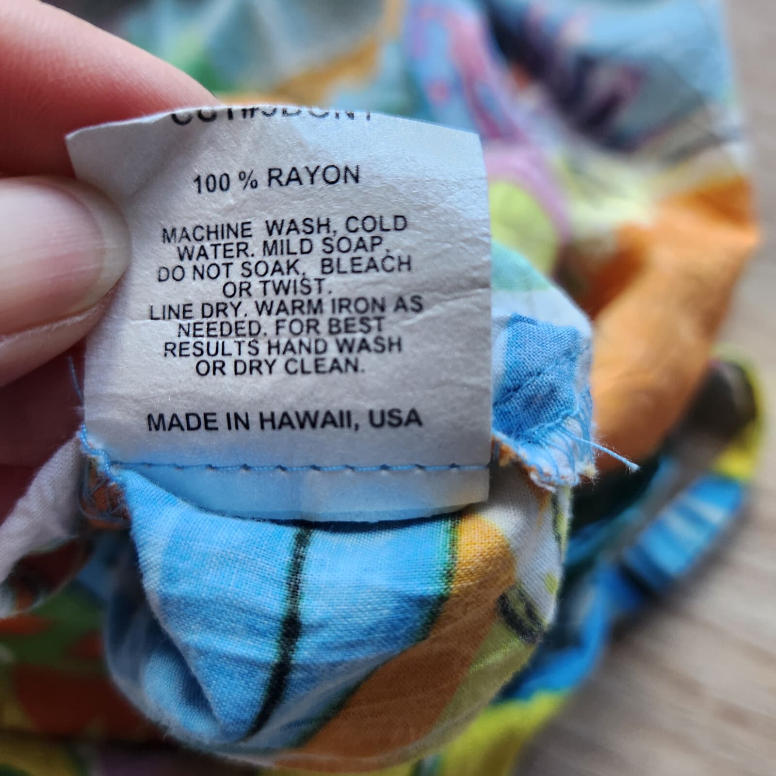 Jams World Hawaiian Mini Sun Dress Straps Sleeveless Rayon Ocean Villa Sz.S - Thumbnail 8