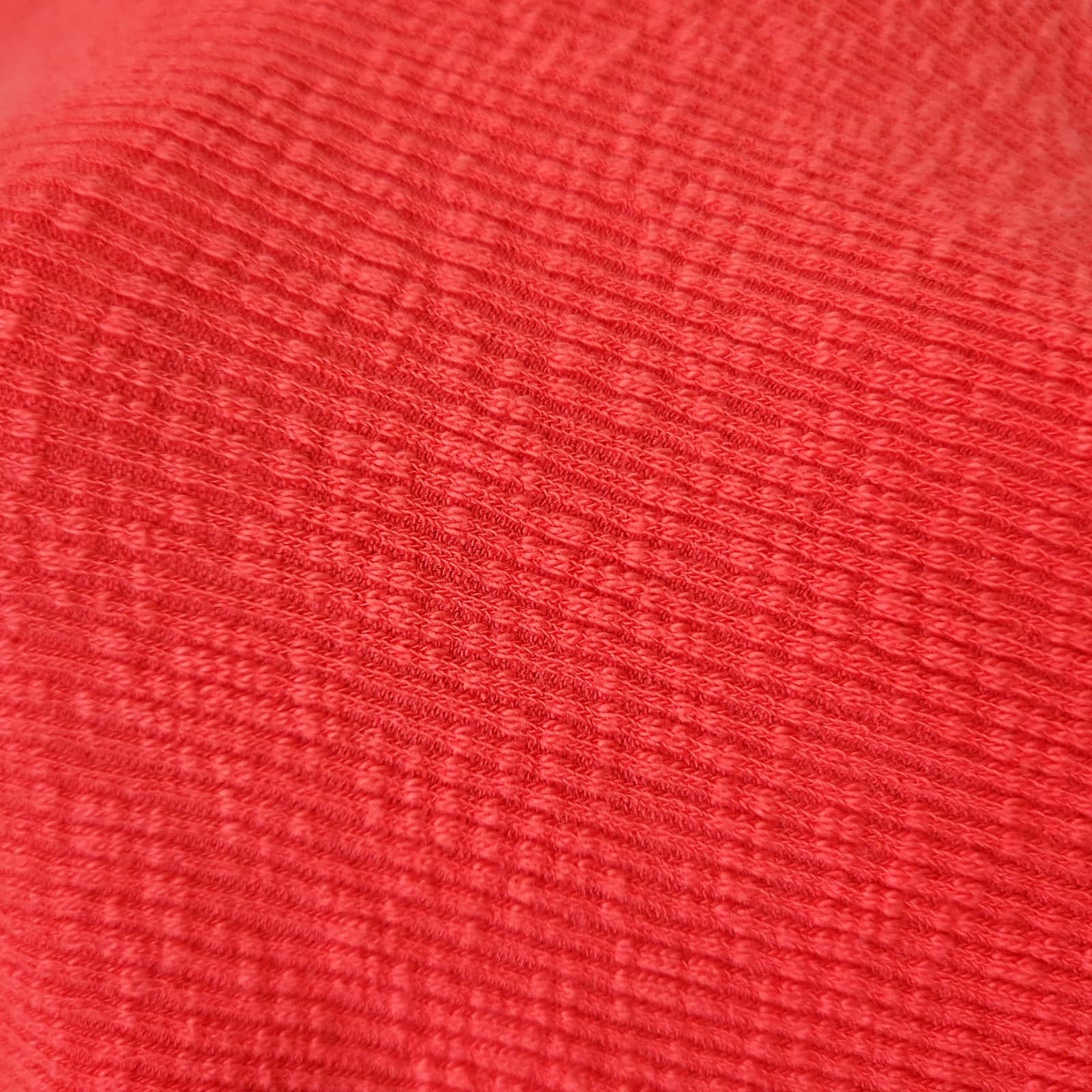 We The Free Casey Rib Knit Oversize Sweater Mock Neck Long Sleeve Fiery Red XS - Thumbnail 5