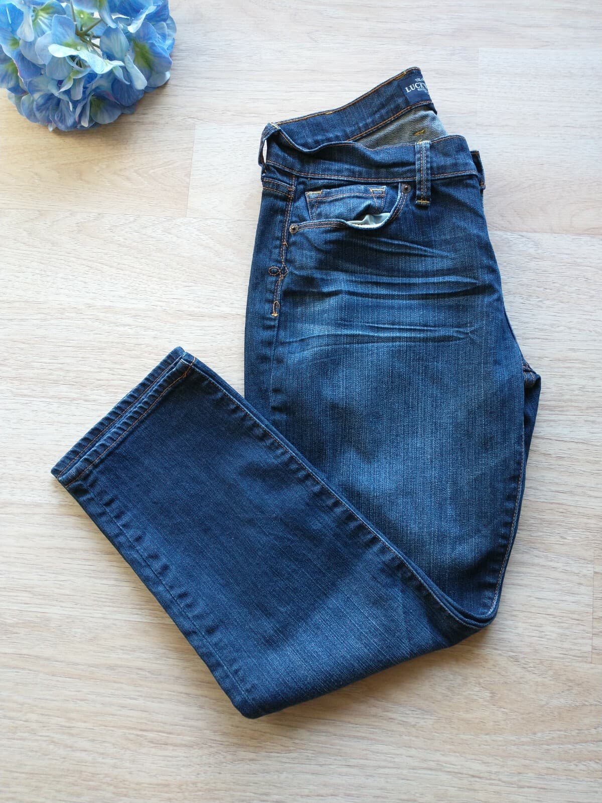 Lucky Brand Sofia Capri Women Jeans Cotton Blend Medium Wash Sz.8/29 - Thumbnail 2