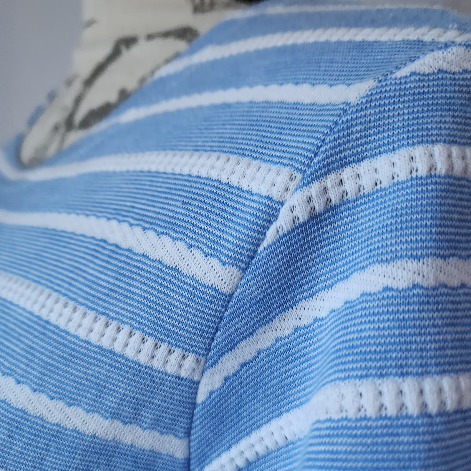 STS Sail to Sable Stripe Tunic Shift Dress Short Sleeve Blue White Women Sz.L - Thumbnail 4