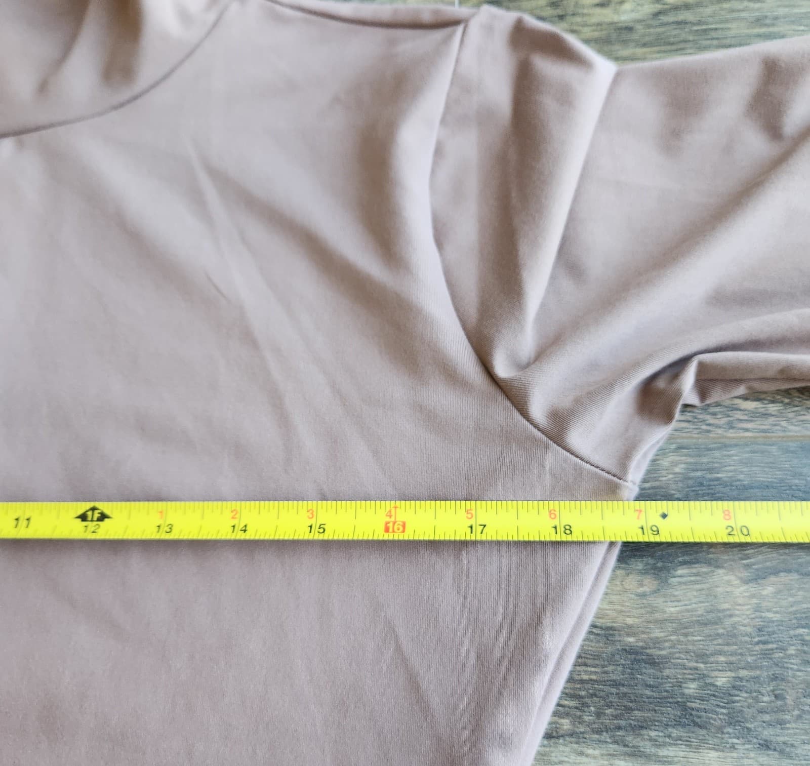 Spanx Suit Yourself Mock Neck Long Sleeve Bodysuit Snap Gusset Mauve Women's XL - Thumbnail 9