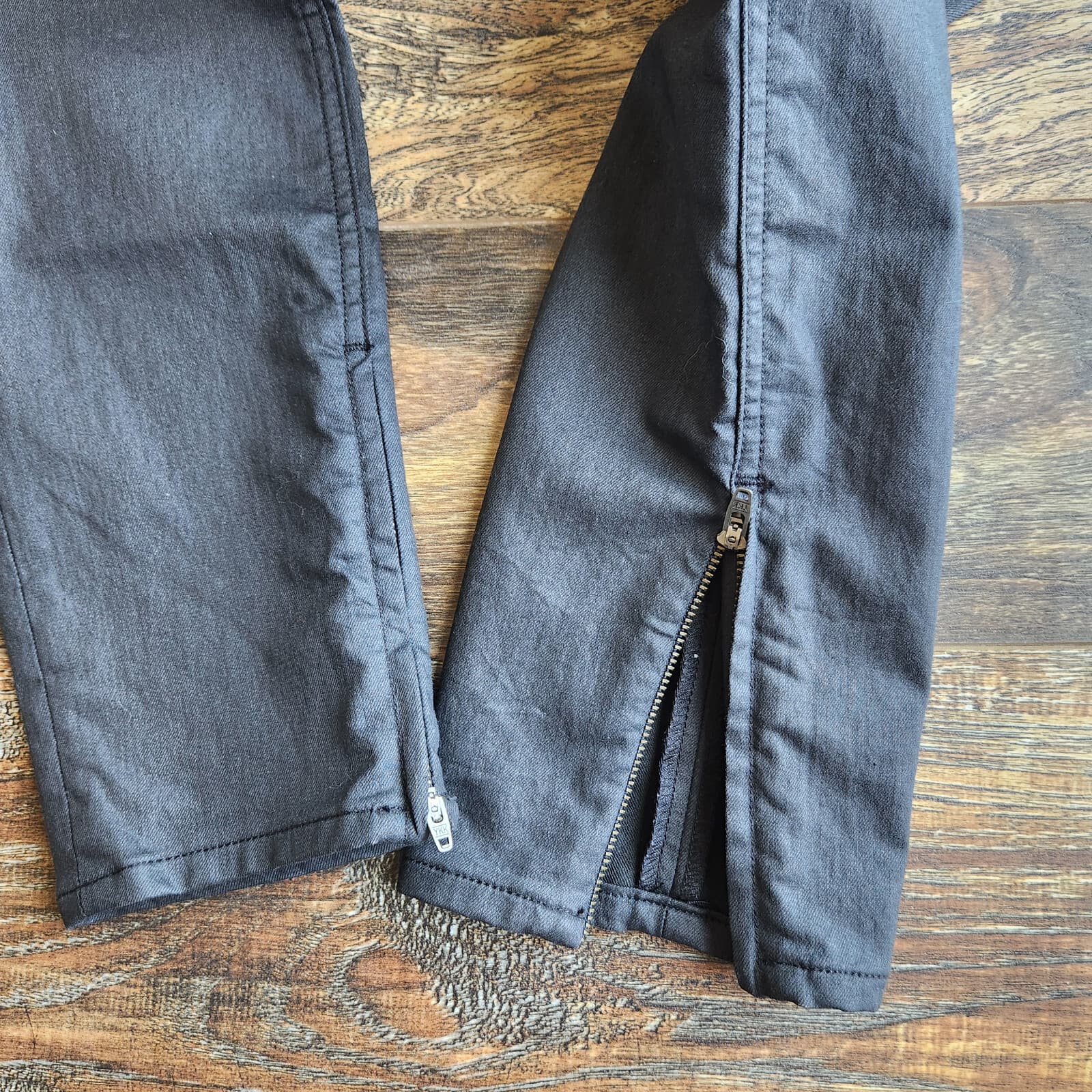 NWT Rag & Bone $187 Shoreditch Black Zip-Ankle Skinny Jeans High Rise Women's 31 - Thumbnail 5