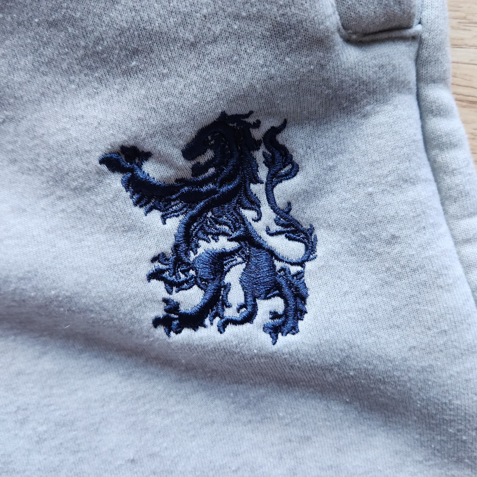 Fusai Athletic Jogger Sweatpants Fleece Lined Pocket Drawstring Grey Men's M - Thumbnail 3