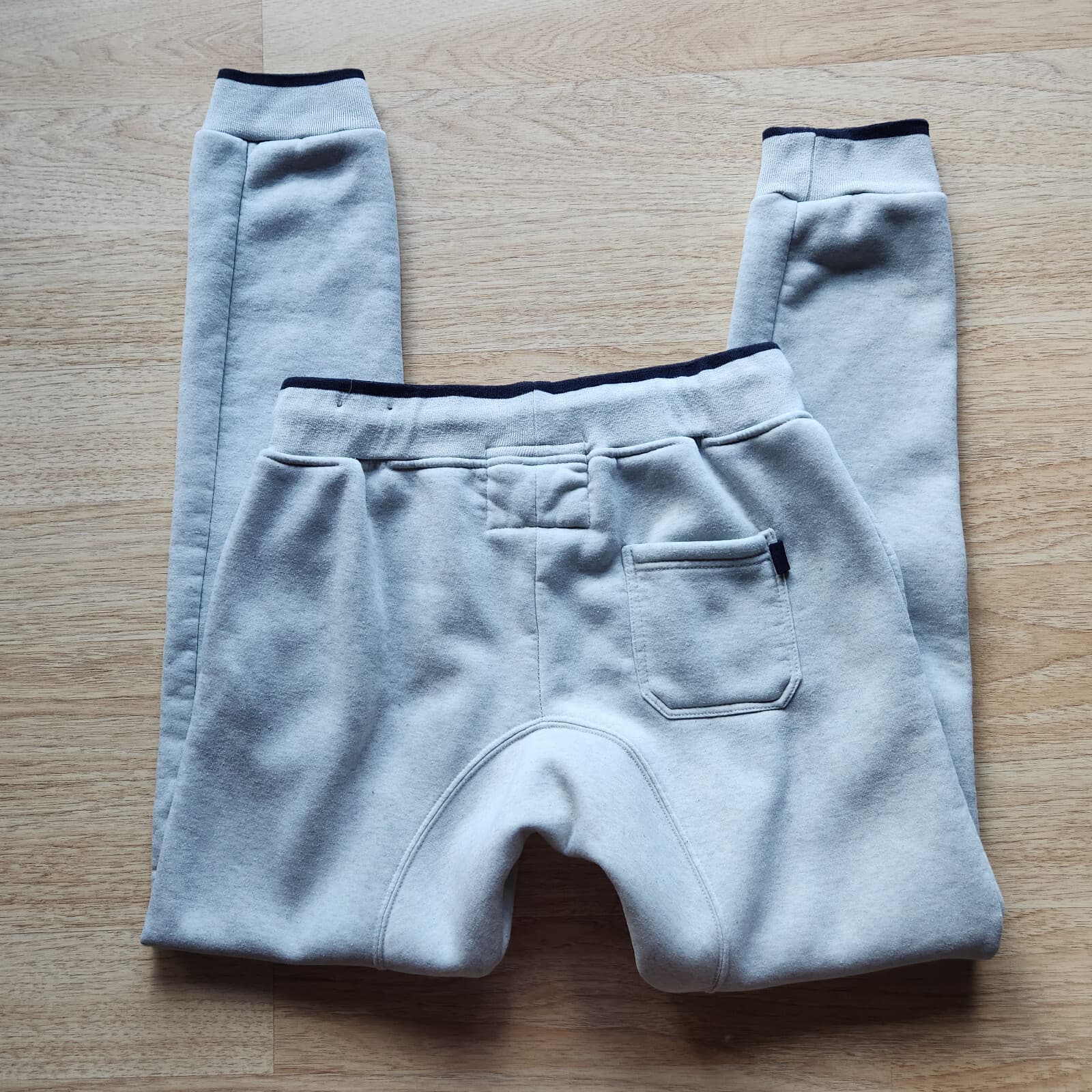 Fusai Athletic Jogger Sweatpants Fleece Lined Pocket Drawstring Grey Men's M - Thumbnail 7