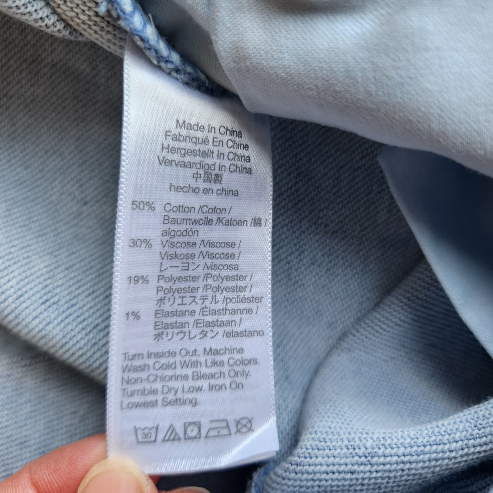 NWT Madewell Sweatpant Jogger Jeans Slouchy Relaxed Elastic Waist Blue Women XXL - Thumbnail 9