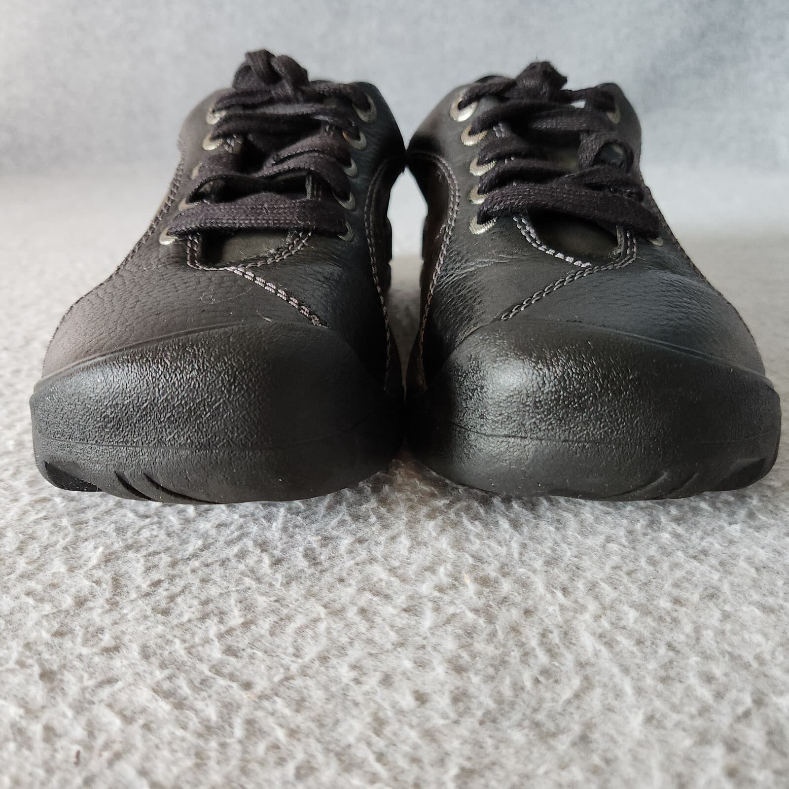 Keen Presidio Leather Hiking Walking Comfort Sneakers Lace Up Black Women US6.5 - Thumbnail 8