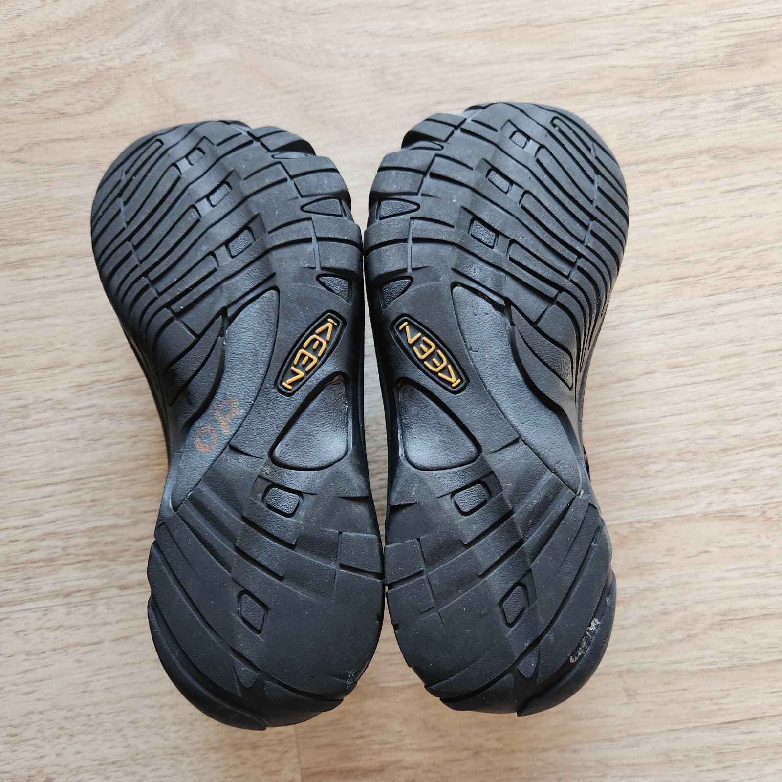 Keen Presidio Leather Hiking Walking Comfort Sneakers Lace Up Black Women US6.5 - Thumbnail 6