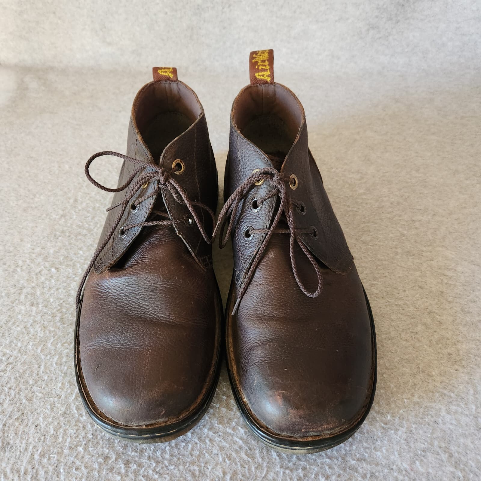 Dr.Martens Sussex Bear Track Chukka Boot Slip Resistant 3-Eye Brown Leather US11 - Thumbnail 4
