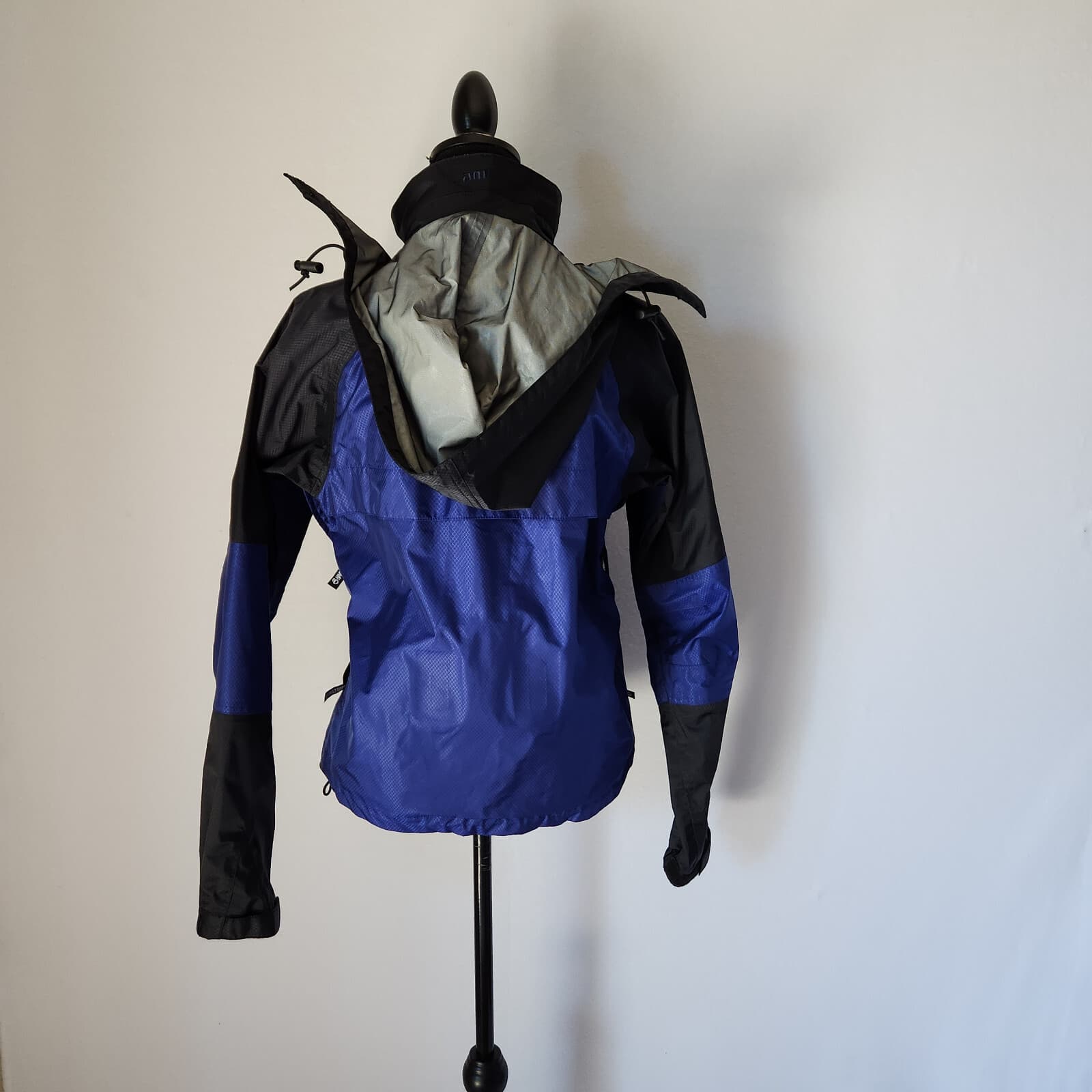 Vintage Pearl Izumi Windbreaker Cycling Jacket Attachable Hood Blue Women's XS - Thumbnail 5