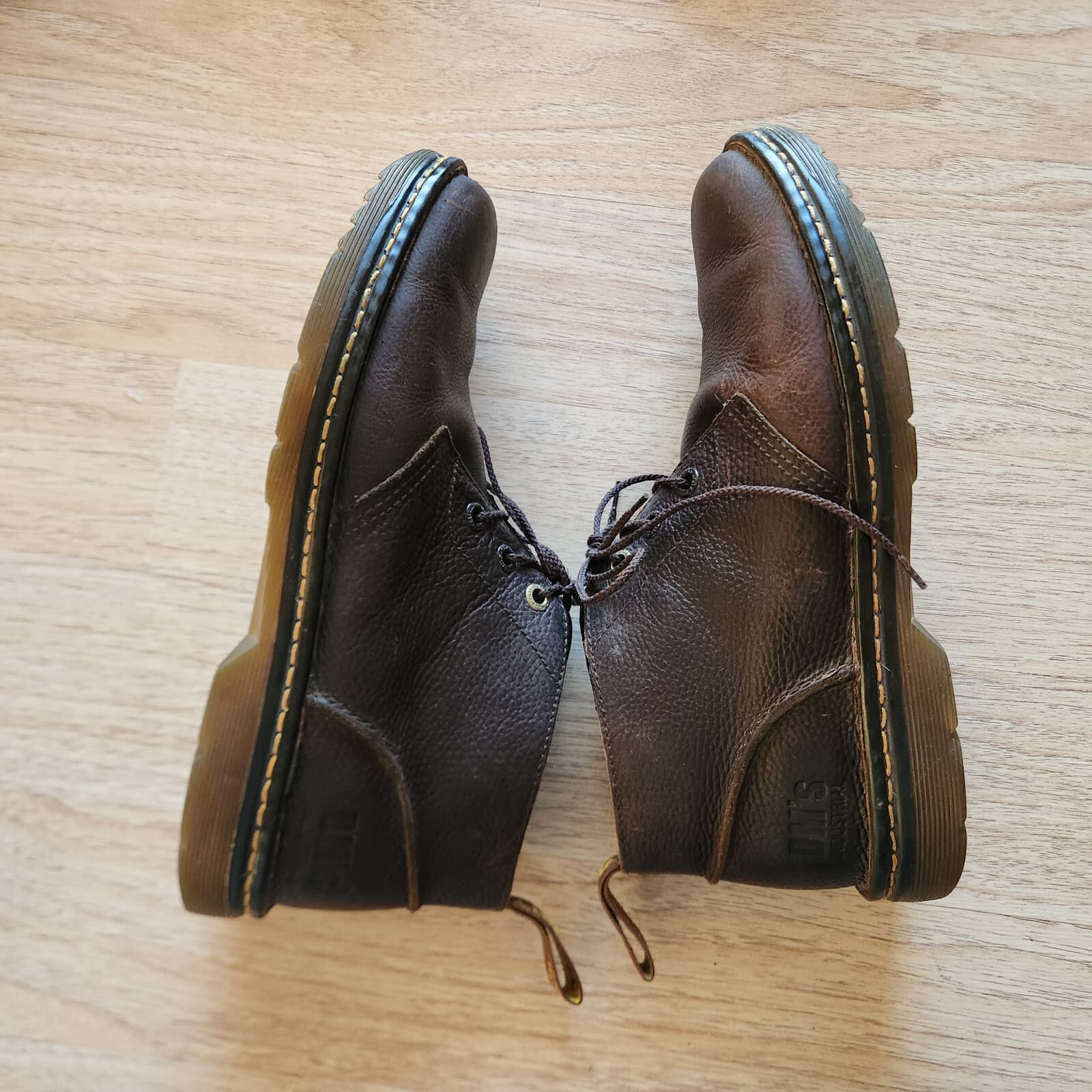 Dr.Martens Sussex Bear Track Chukka Boot Slip Resistant 3-Eye Brown Leather US11 - Thumbnail 8
