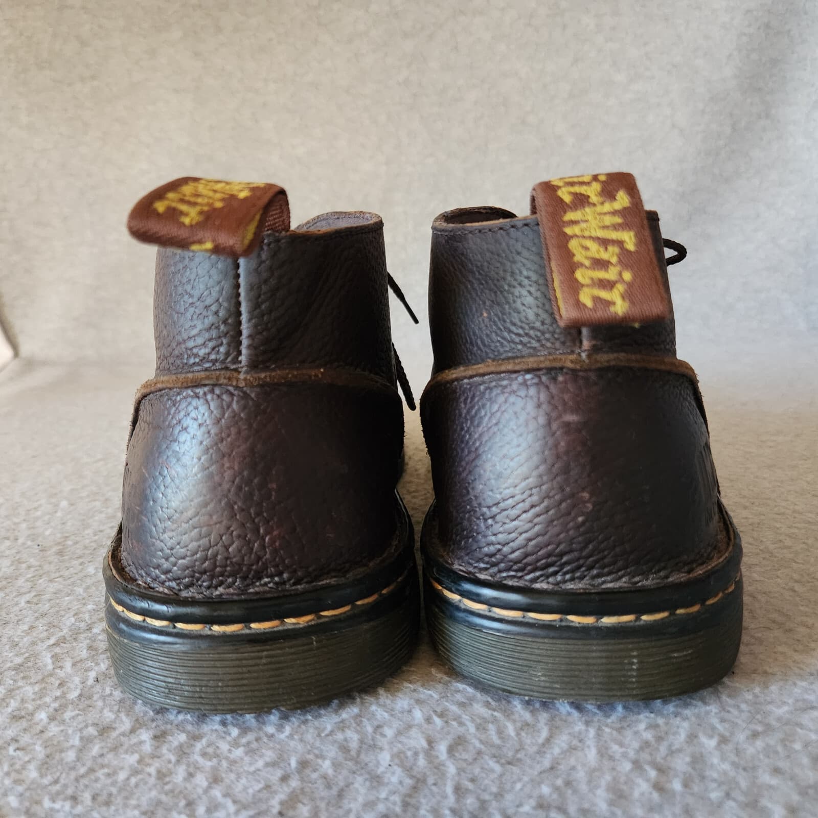 Dr.Martens Sussex Bear Track Chukka Boot Slip Resistant 3-Eye Brown Leather US11 - Thumbnail 6