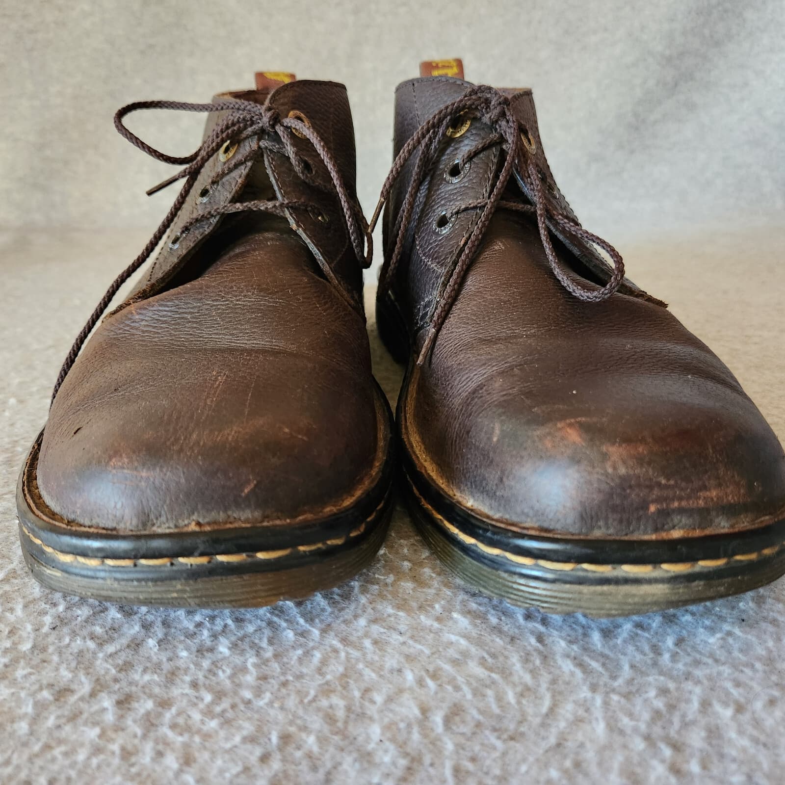 Dr.Martens Sussex Bear Track Chukka Boot Slip Resistant 3-Eye Brown Leather US11 - Thumbnail 5