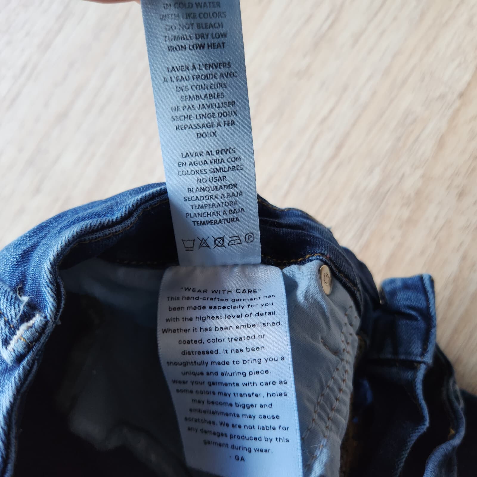 Good American Good Legs High Rise Skinny Jeans Zip Stretch Blue004 Women's 27 - Thumbnail 8