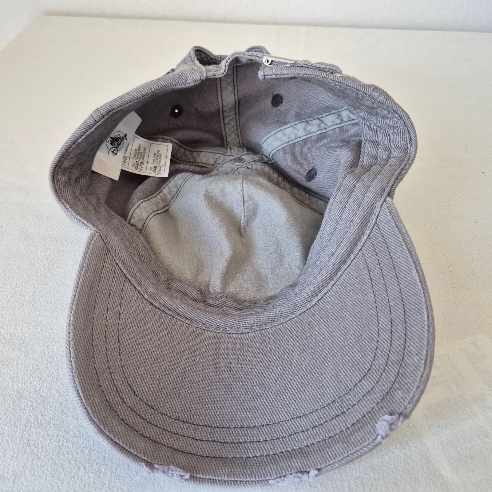 Disney Champions Custom Speed Shop Cotton Twill Distressed Baseball Cap 57-61cm. - Thumbnail 9