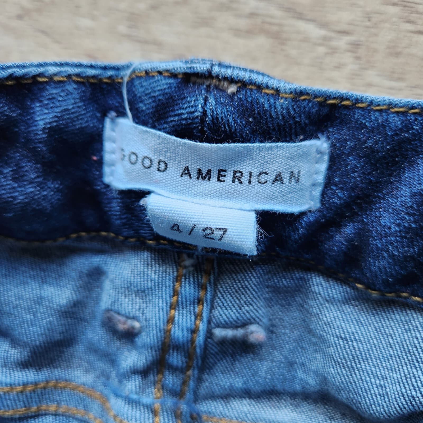 Good American Good Legs High Rise Skinny Jeans Zip Stretch Blue004 Women's 27 - Thumbnail 6