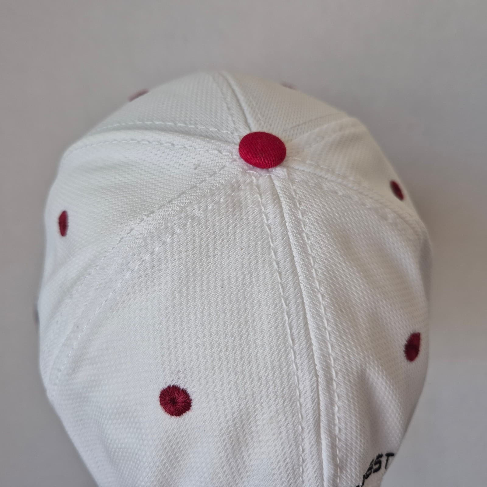 NWoT PING i15 S56 Golf Hat Cap Adjustable Hook/Loop White Red Adult One Size - Thumbnail 7