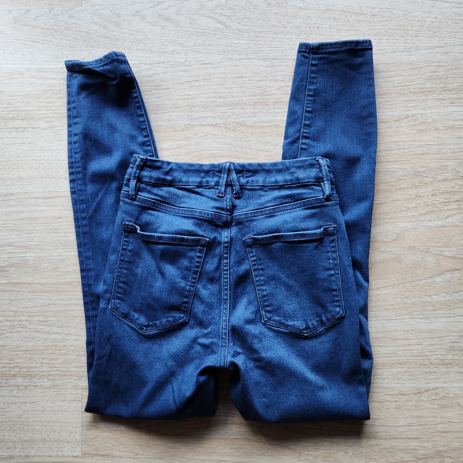Good American Good Legs Skinny High Rise Jeans Zip Stretch Blue Women's 27 - Thumbnail 6