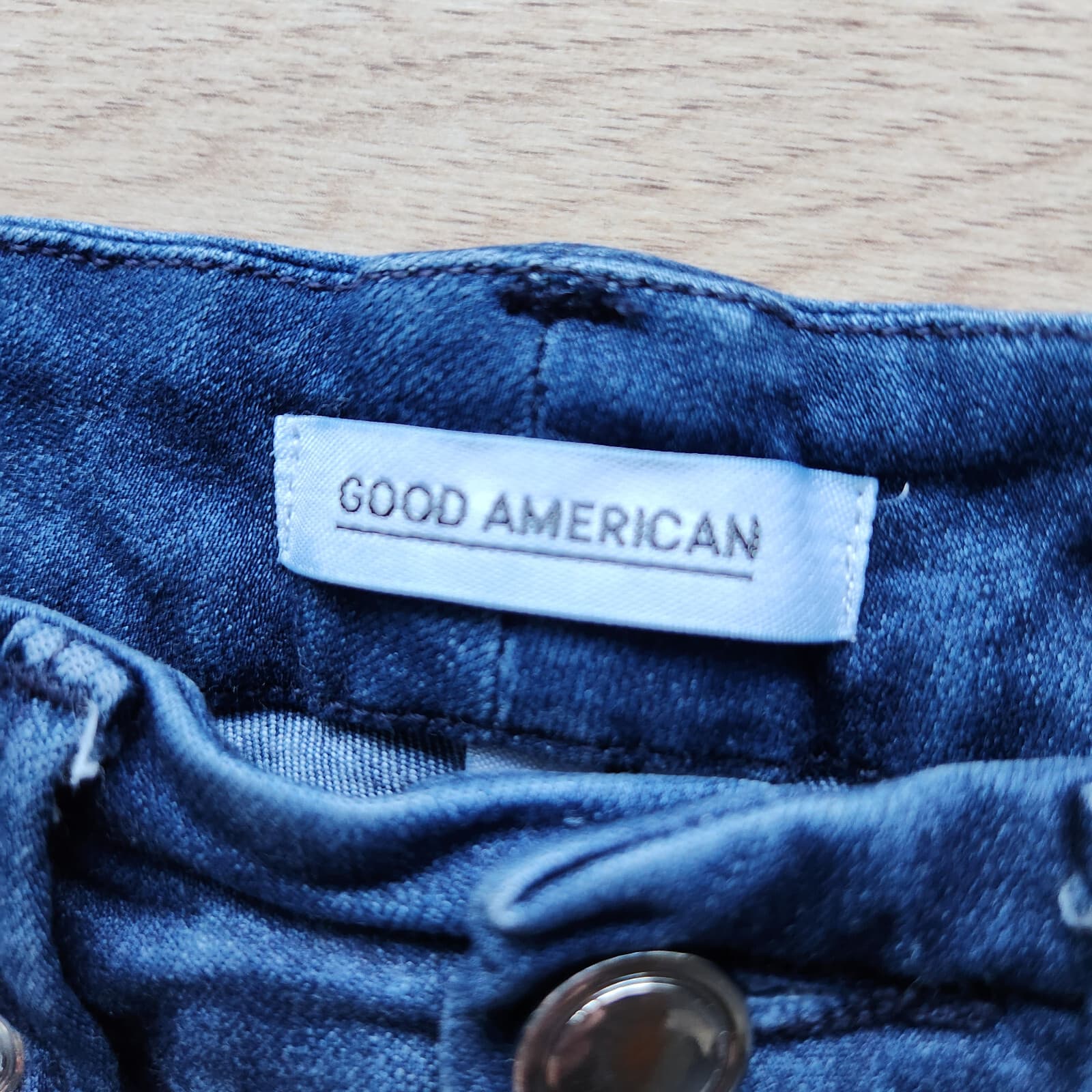 Good American Good Legs Skinny High Rise Jeans Zip Stretch Blue Women's 27 - Thumbnail 8