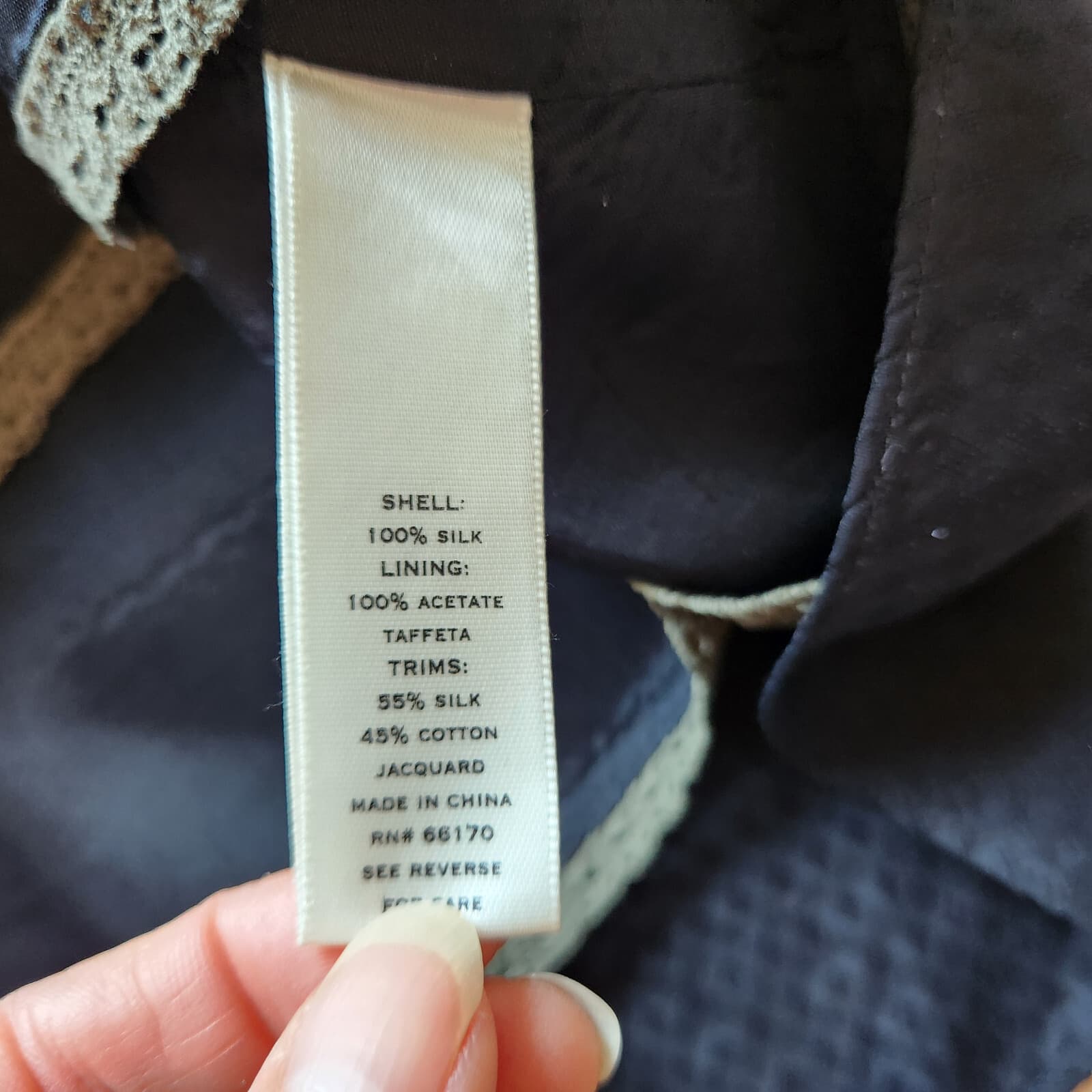 Moulinette Soeurs Anthropologie Silk Imprinted Colorblock Dress Tie-Waist Sz.6 - Thumbnail 12