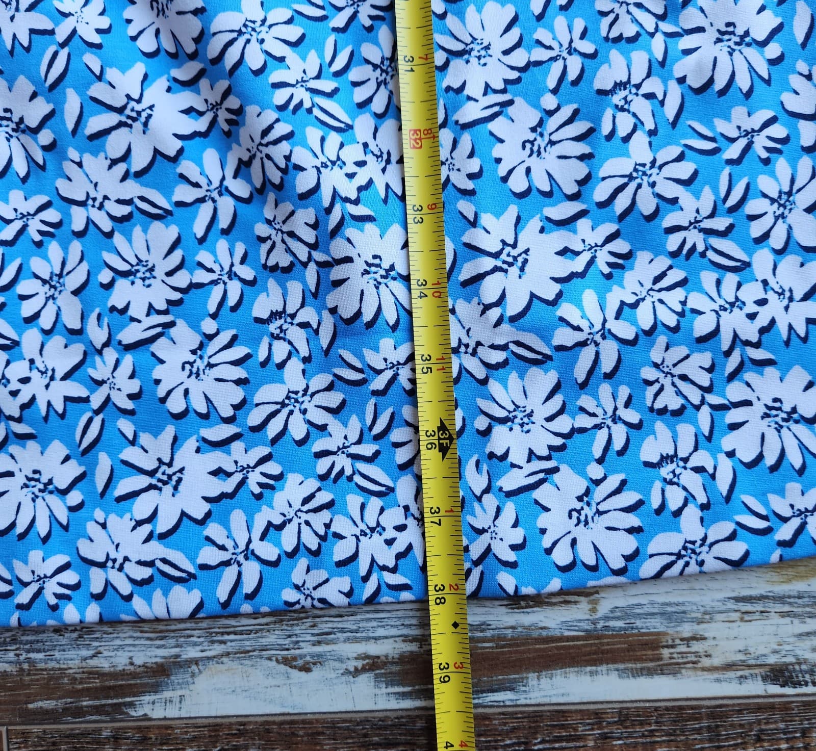 NWT Lilly Pulitzer Ainslee Floral Polo Dress 3/4 Sleeve Knit Lunar Blue Sz.XL - Thumbnail 15