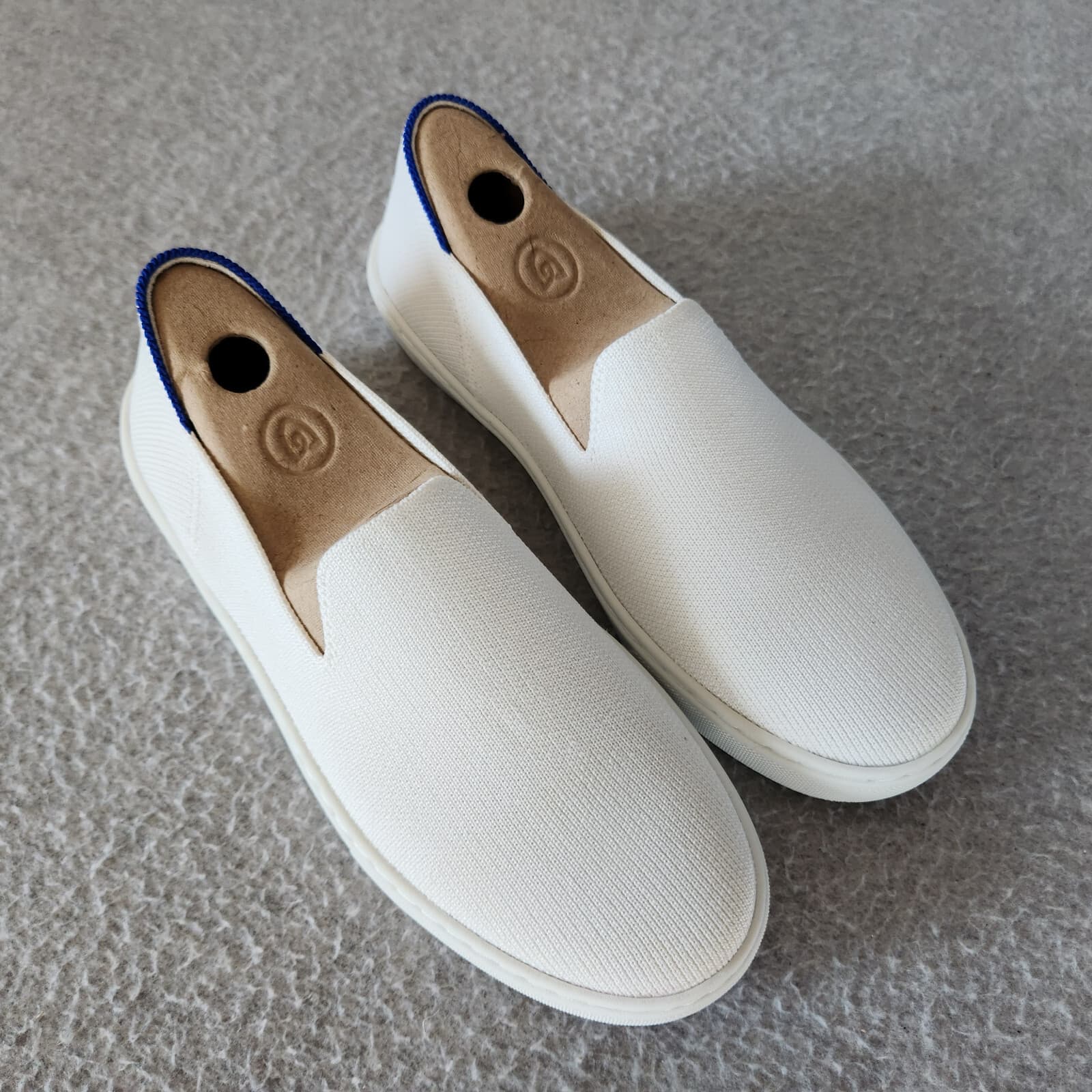 NWOB Rothy's The Original Slip On Sneaker Soft Flexible Bright White US5 $119 - Thumbnail 5