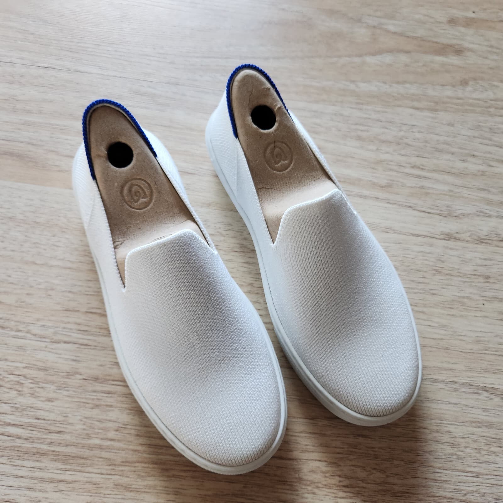 NWOB Rothy's The Original Slip On Sneaker Soft Flexible Bright White US5 $119 - Thumbnail 4