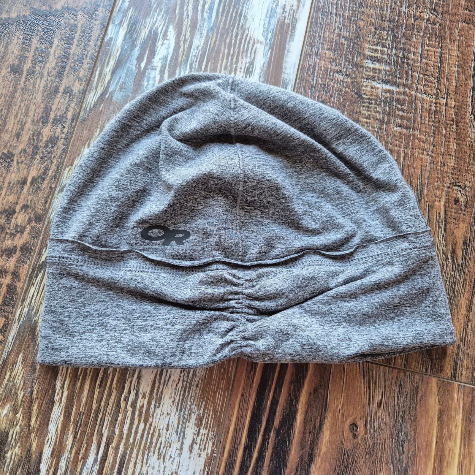 Outdoor Research Melody Beanie Side Ruching Black Heather Women's One Size - Thumbnail 2