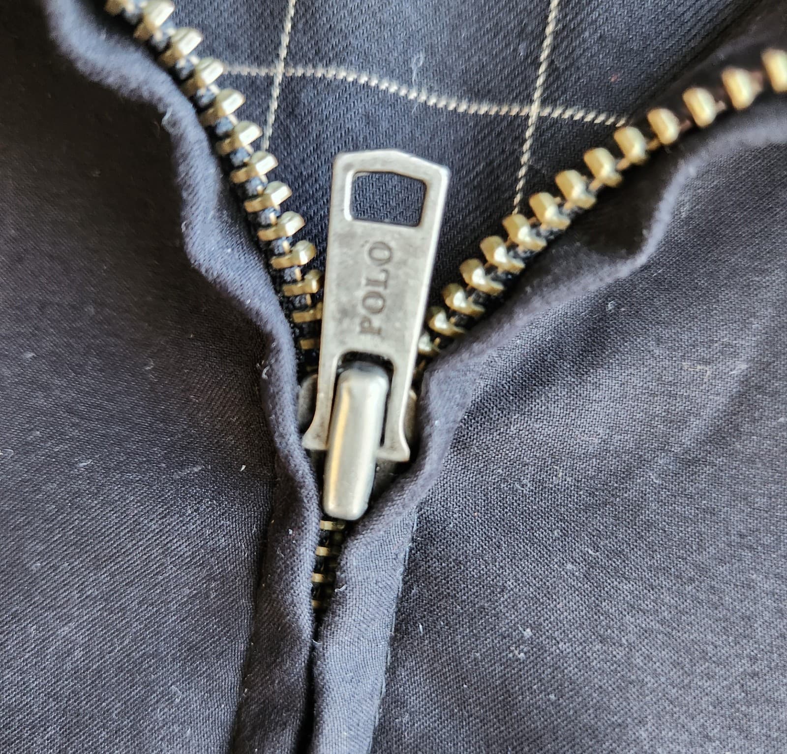 Vintage Polo Ralph Lauren Sz.XL Bi-Swing Harrington Jacket Full-Zip Lined Black - Thumbnail 7