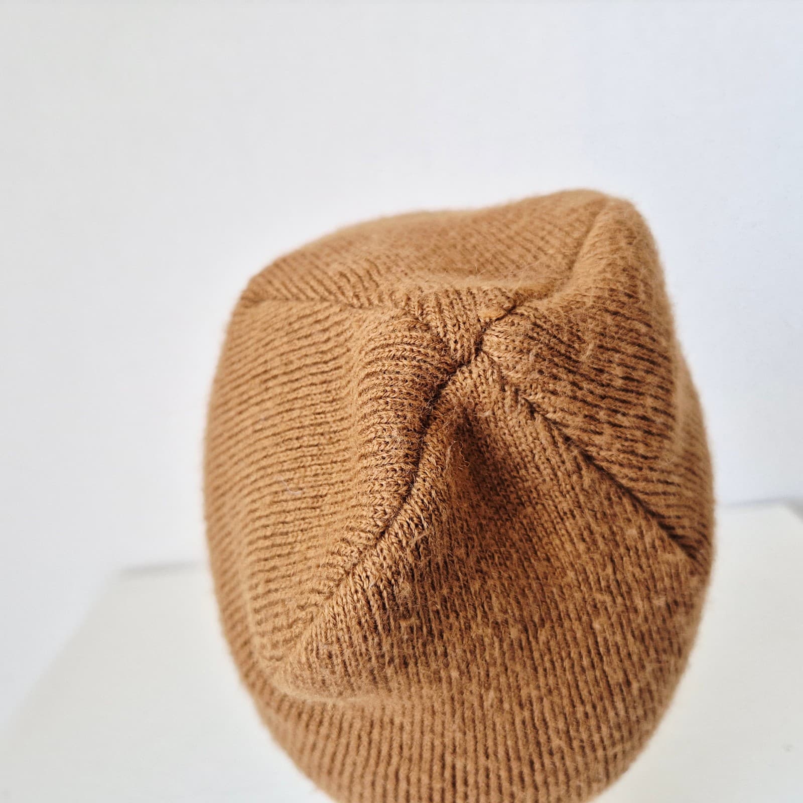 Vintage Carhartt Made in USA Acrylic Rib-Knit Beanie Work Winter Brown Men's O/S - Thumbnail 5