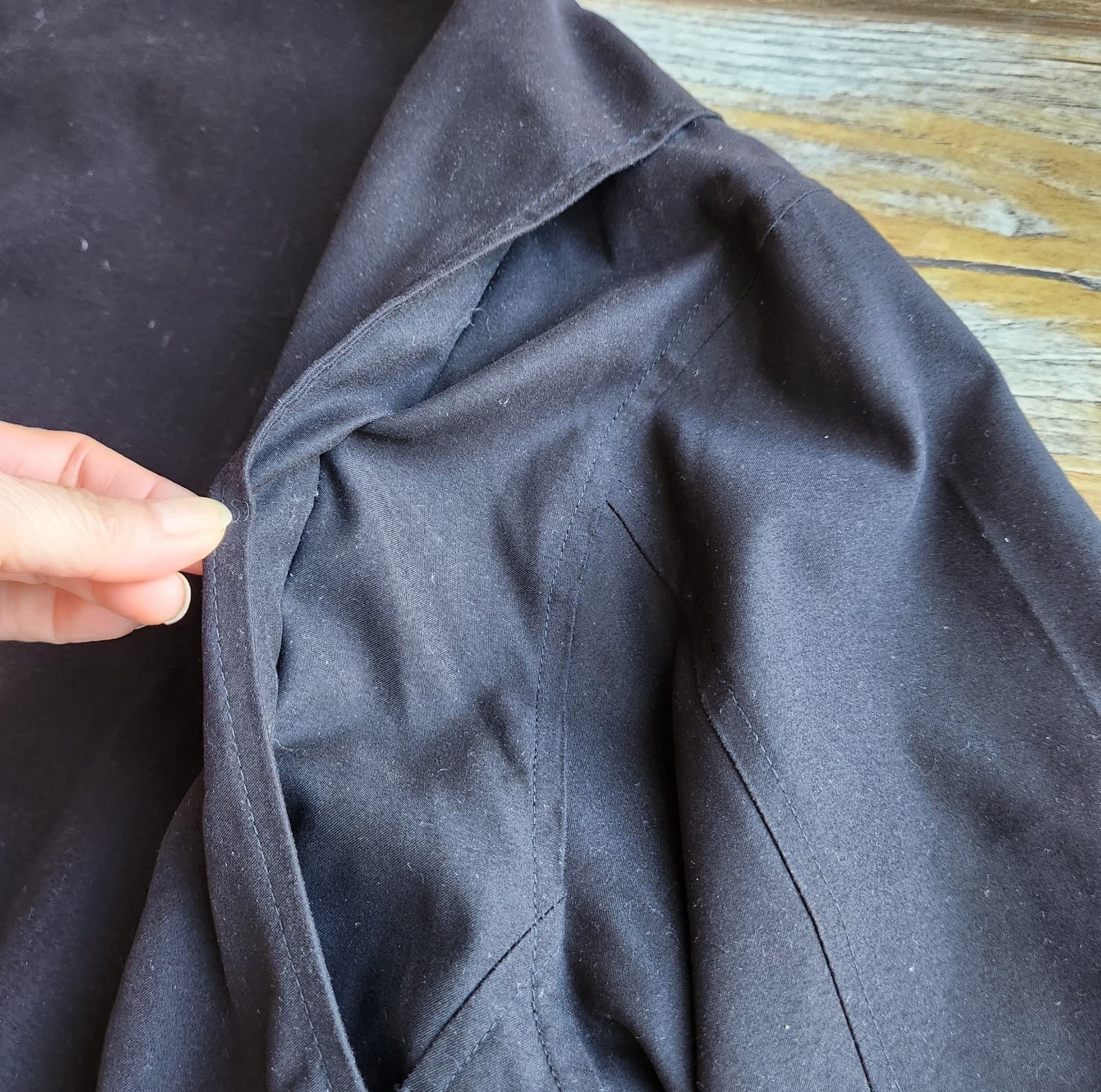 Vintage Polo Ralph Lauren Sz.XL Bi-Swing Harrington Jacket Full-Zip Lined Black - Thumbnail 11