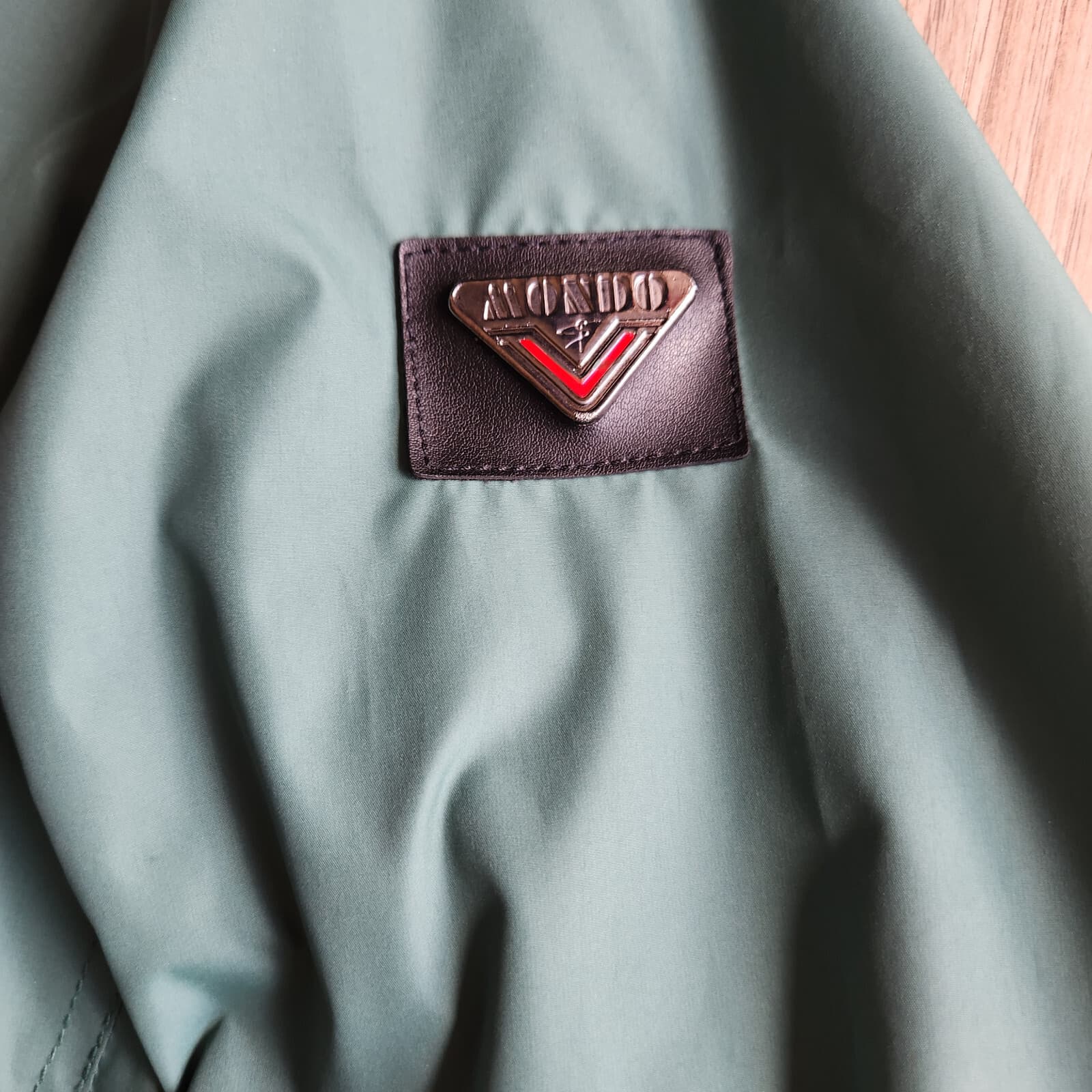 Mondo Jeans Bomber Jacket Full-Zip Pocket Lined Water-Resistant Green Men's 4XL - Thumbnail 6