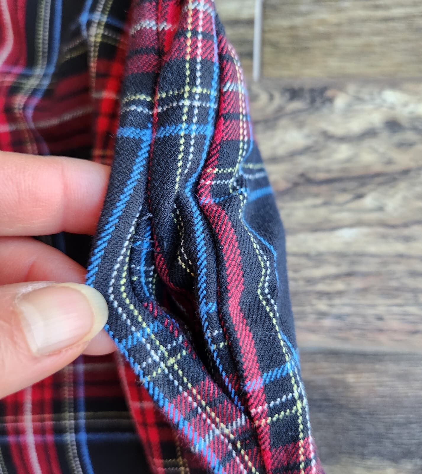 J.Jill Premium Bi-Stetch Plaid Tartan Ankle Pants Zip Pocket Multicolor Women 16 - Thumbnail 9