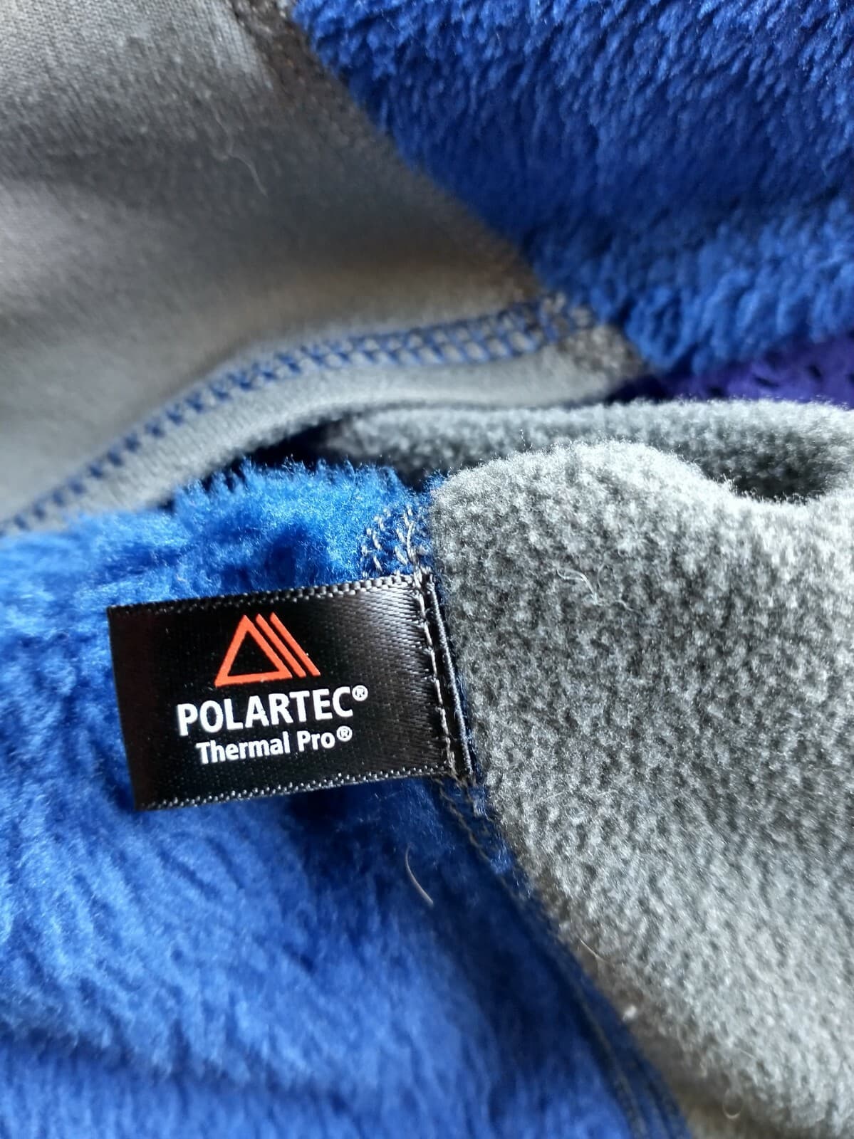 Patagonia Polartec Thermal Pro Fleece Vest Full Zip Pocket Blue Chest 42 in. - Thumbnail 7