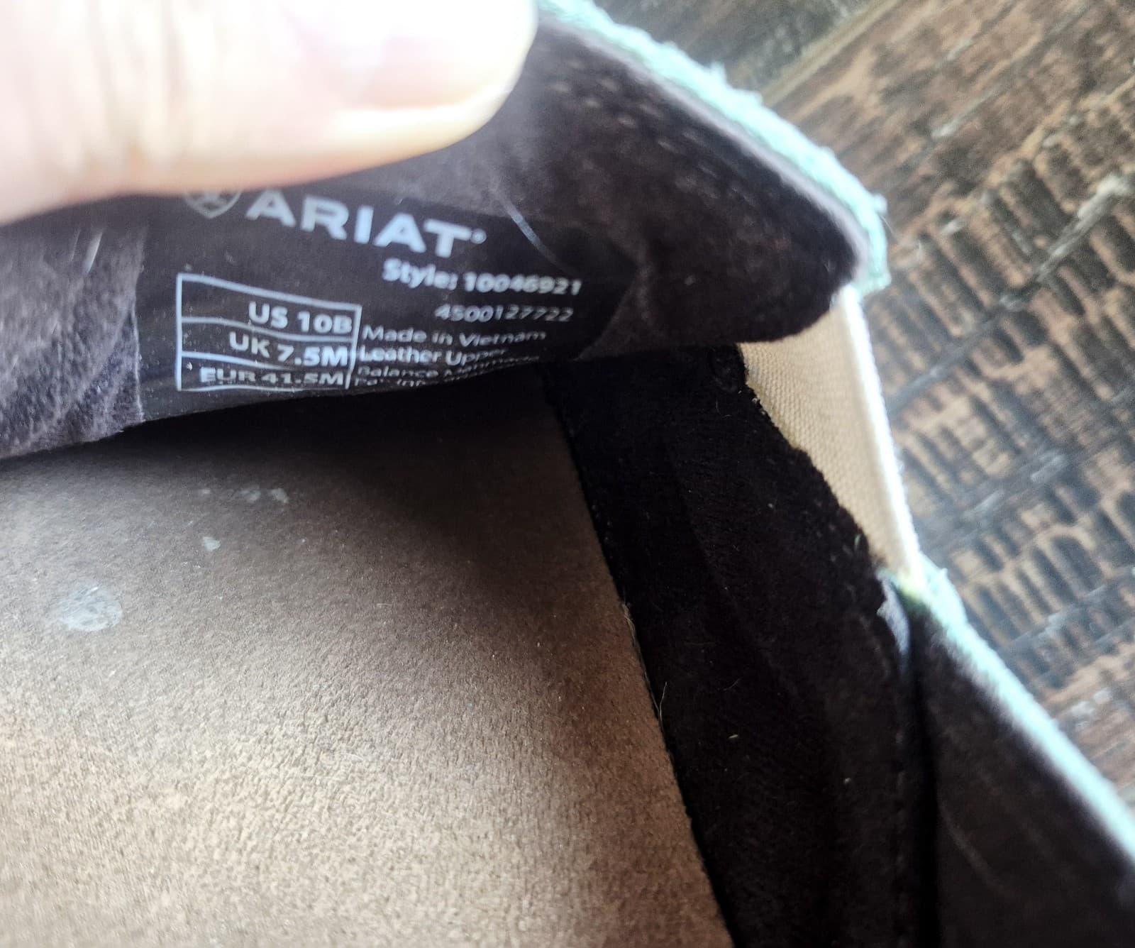 Ariat Women's 10B Western Cruiser Shoes Comfort Leather Turquoise Blanket Emboss - Thumbnail 9