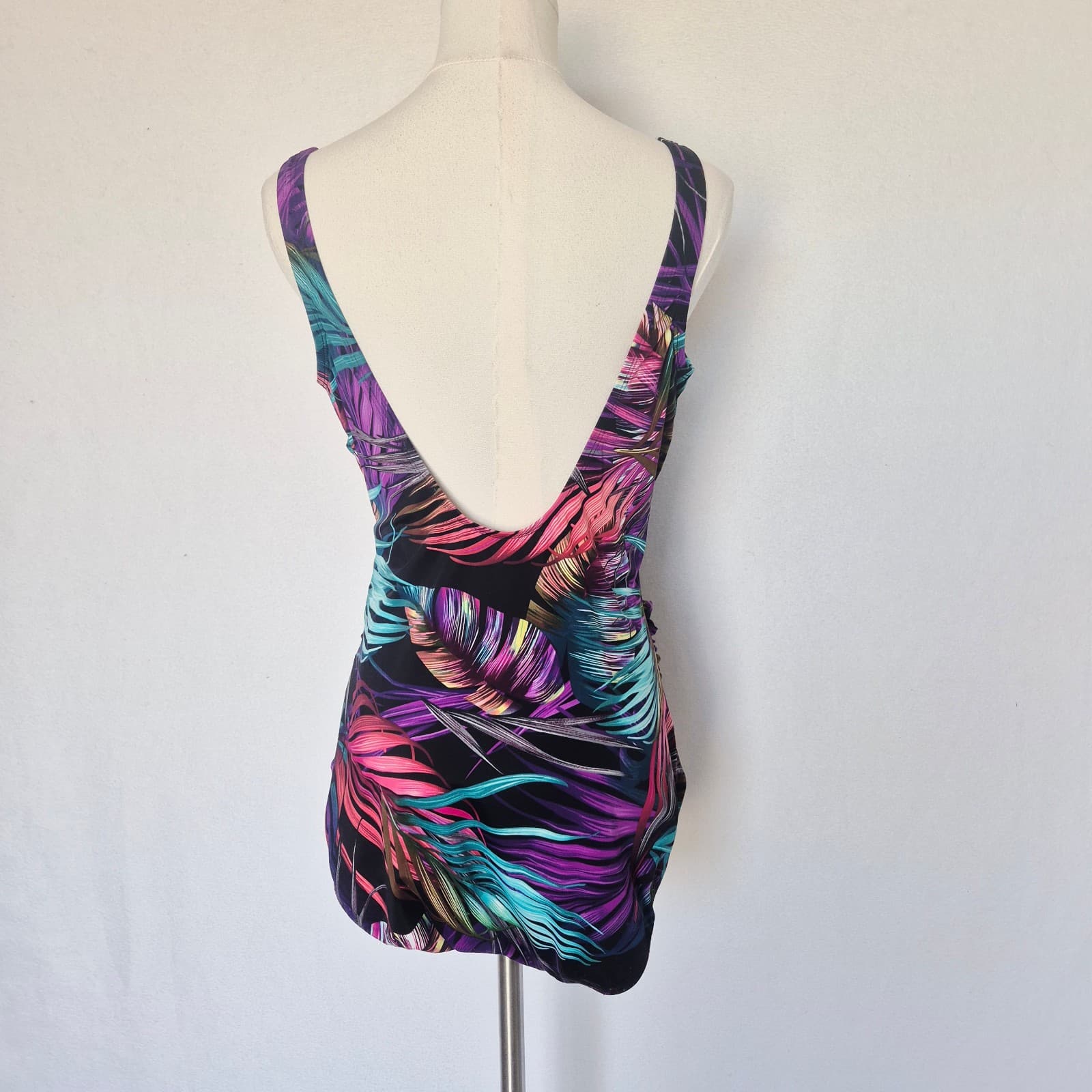 Miradonna by Miraclesuit Palms Multi Tummy Control One Piece Swimsuit Women's 14 - Thumbnail 7