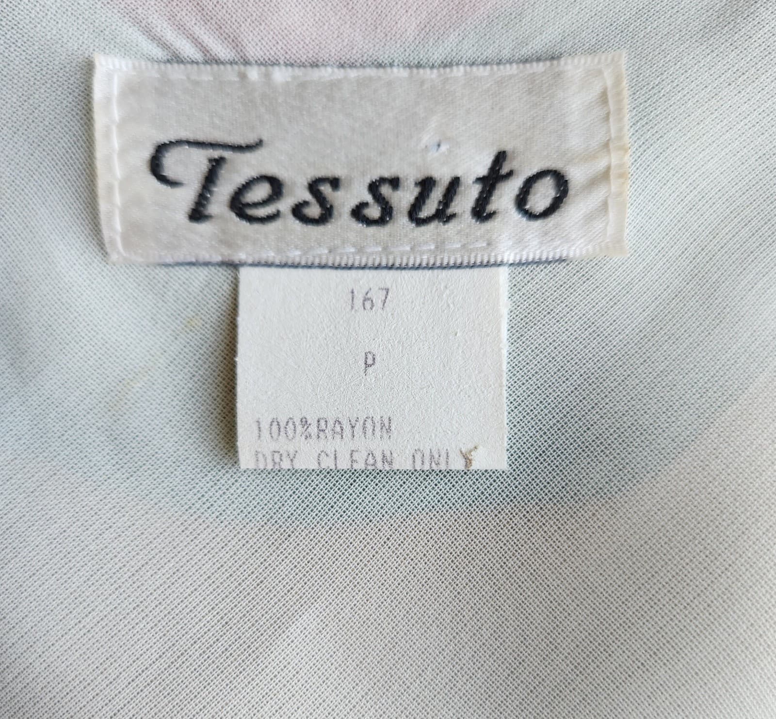 Vintage Y2K Tessuto USA Made Rayon Chiffon Maxi Dress Sleeveless Multicolor Sz.P - Thumbnail 6