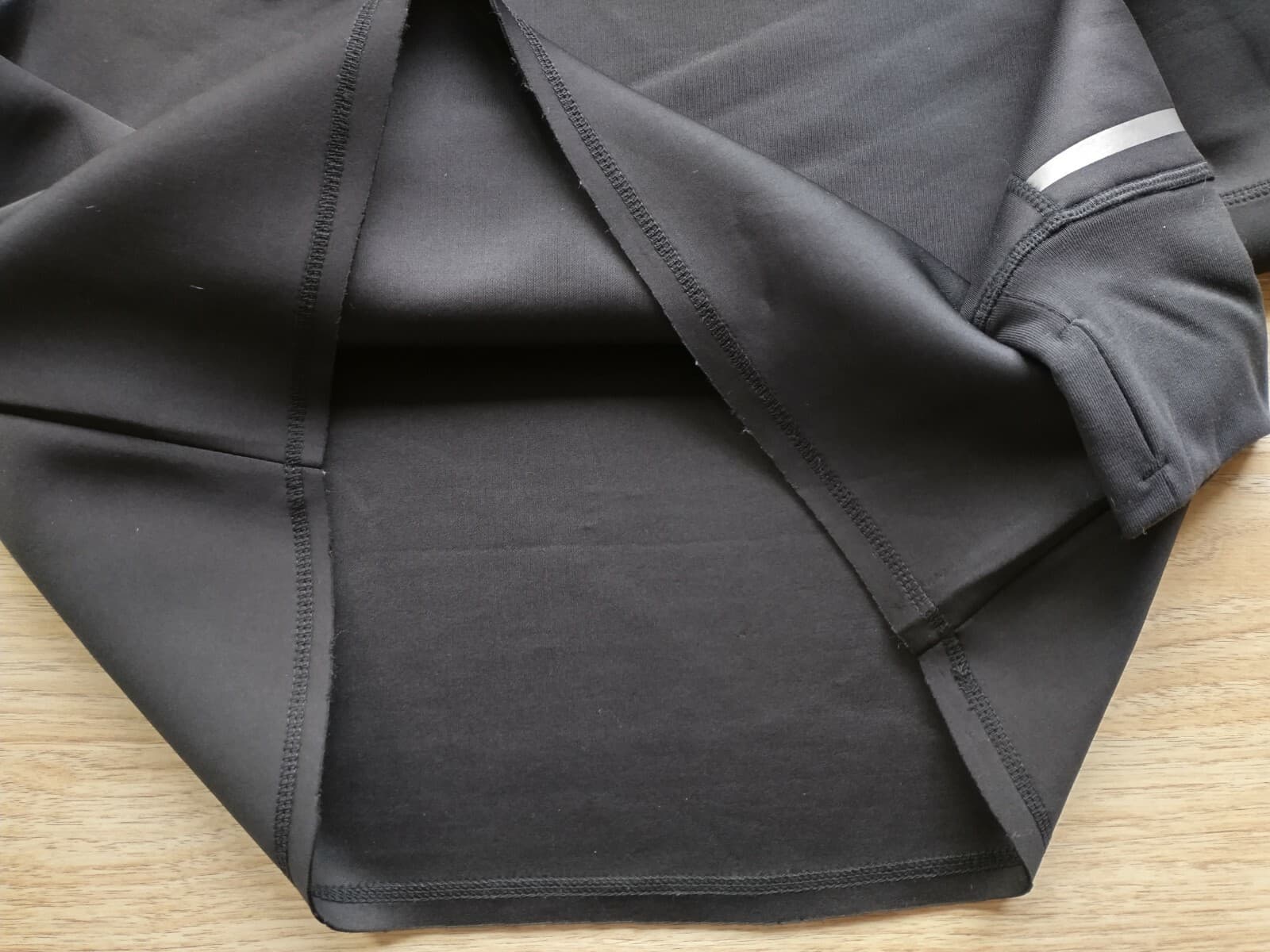 NWT BEBE Sport Women Scuba Sweatshirt Pullover Logo Crewneck Black Sz.M $99 - Thumbnail 8