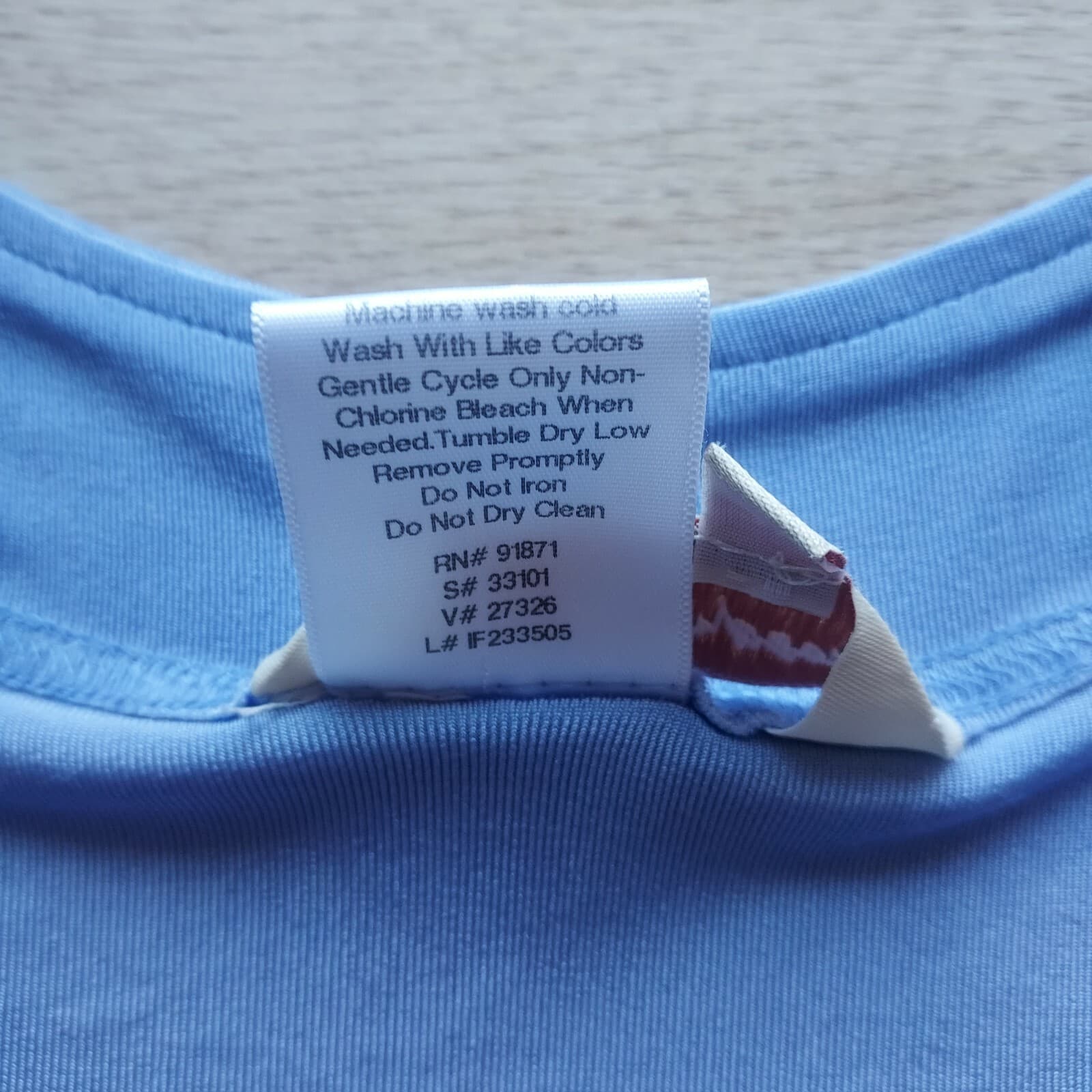 Vintage Norm Thompson 2-Piece Set Slinky Knit Top Pant Blue Sz.2X,XL Made in USA - Thumbnail 8