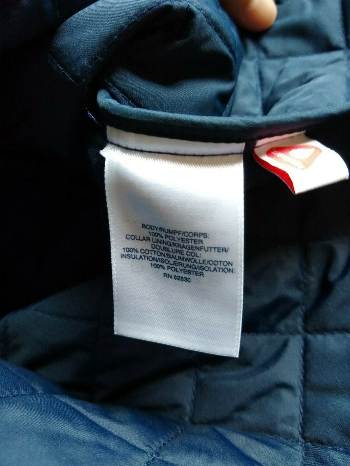LANDS' END Quilt Insulated Vest Full-Zip Snap Pockets Navy Blue Women Small 6-8 - Thumbnail 10
