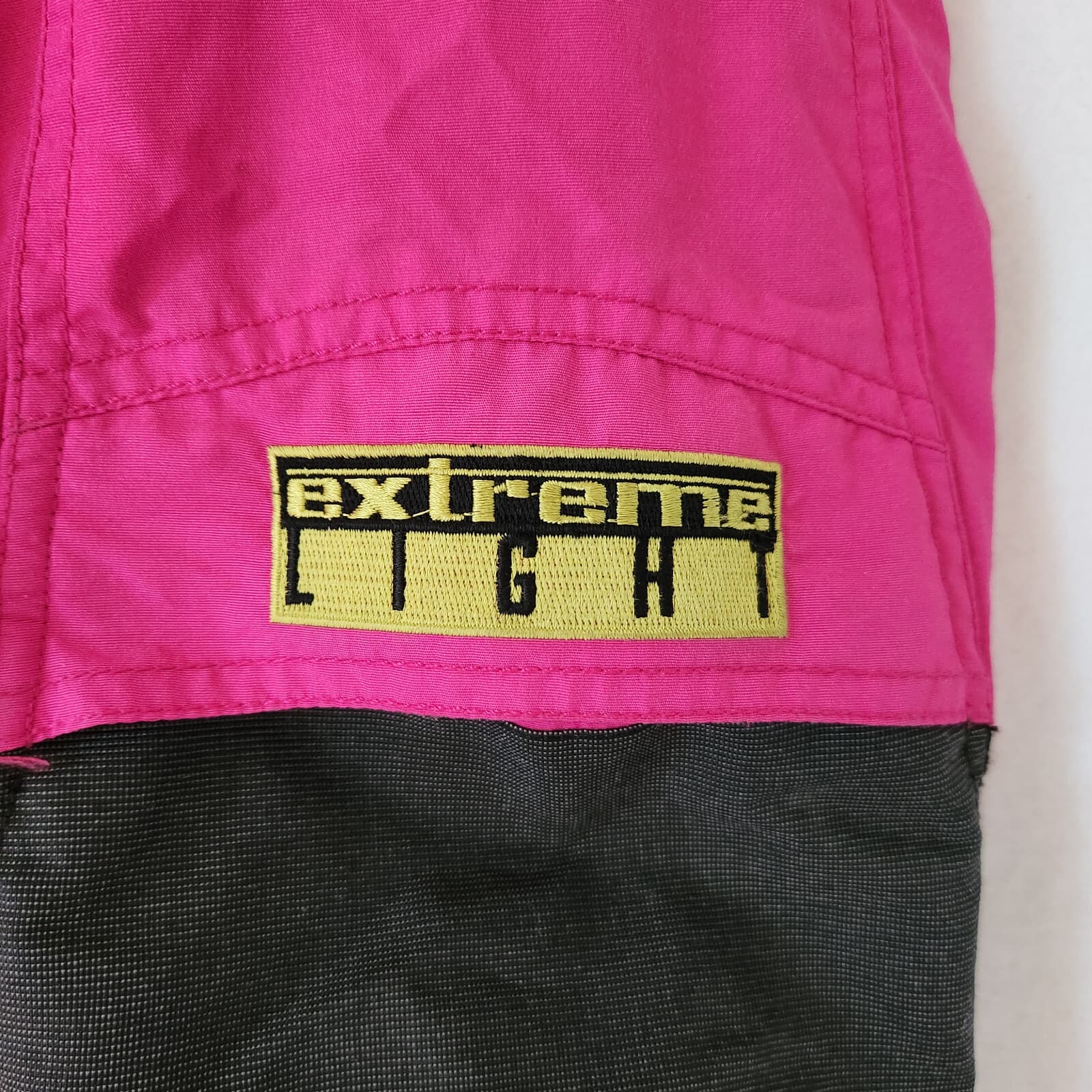 Vintage The North Face Extreme Light Hooded Ski Jacket Zip Pink Black Women's 8 - Thumbnail 4