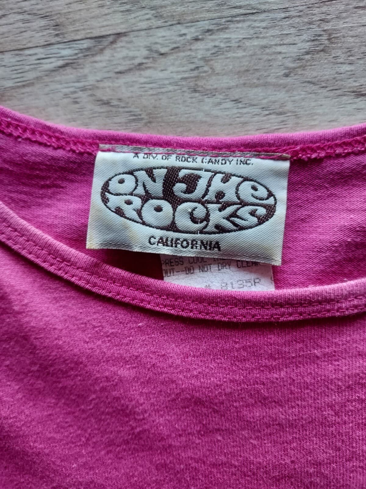 Vintage On The Rocks California Tribal Tunic Dress Short Sleeve Pink Sz.PL USA - Thumbnail 9