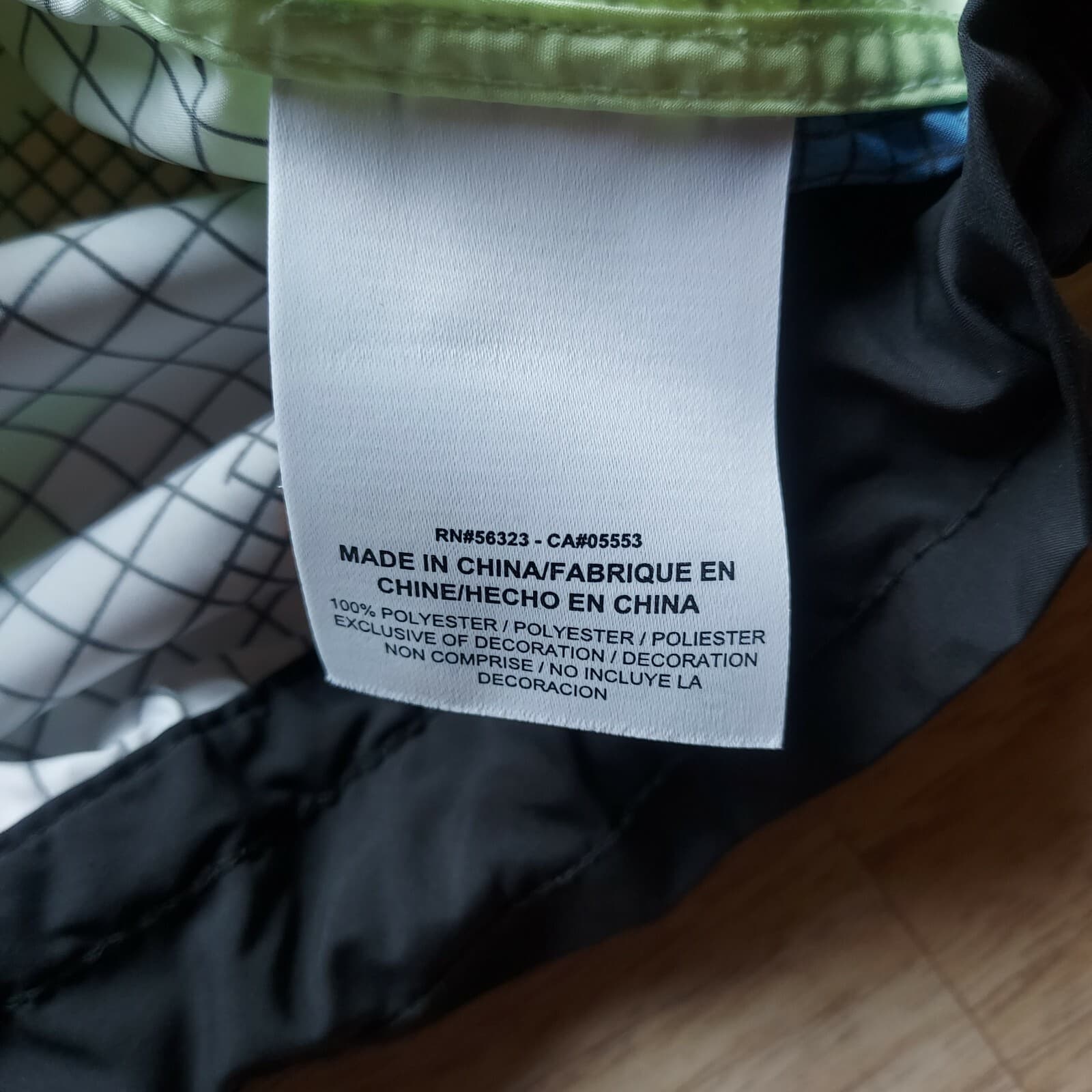 Nike Sportwear Windrunner Hooded Jacket Pullover 1/2 Zip Geo-Print Neon Women M - Thumbnail 11
