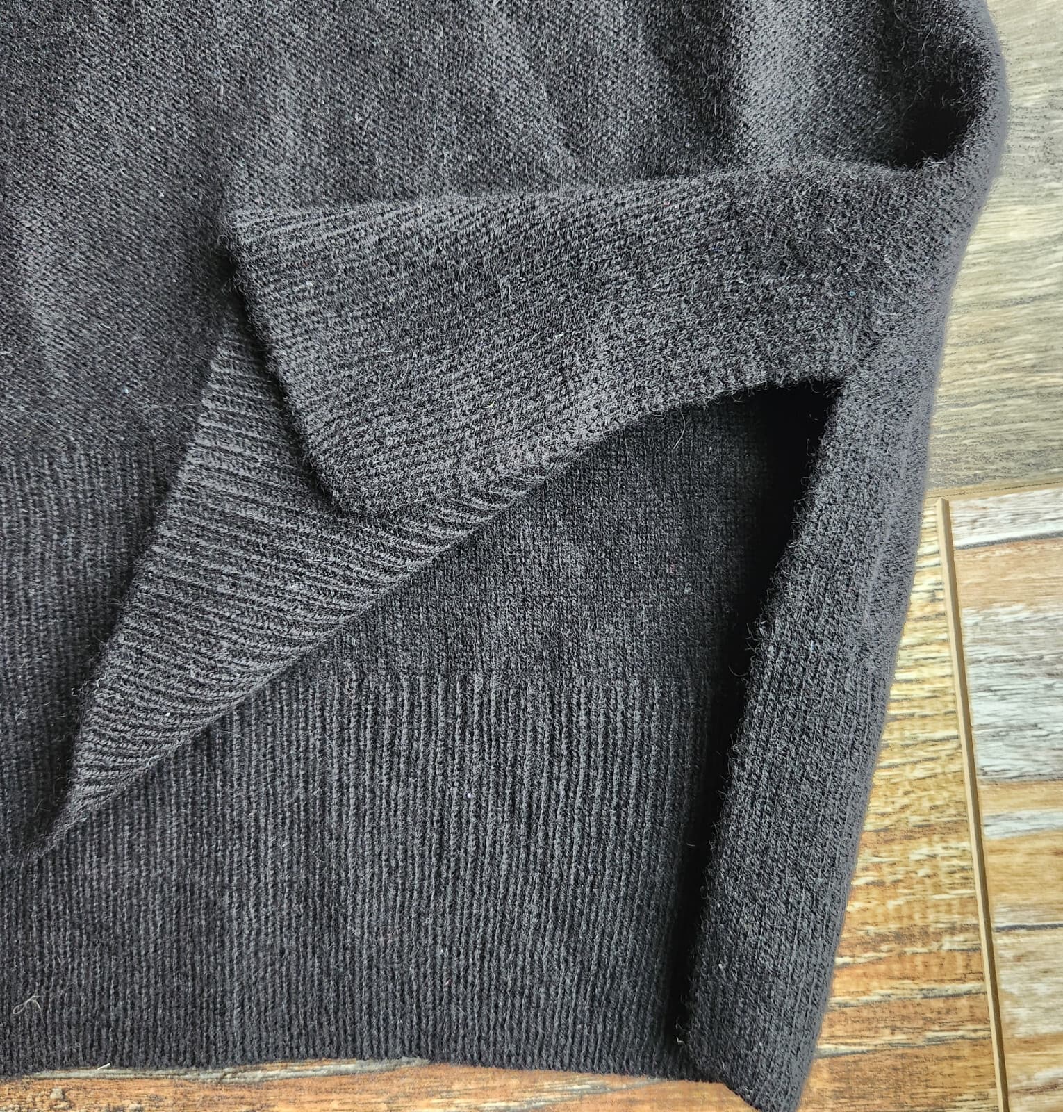 Raffi 100% Cashmere Turtle-Neck Sweater Pullover Long Sleeve Black Women's XS - Thumbnail 7