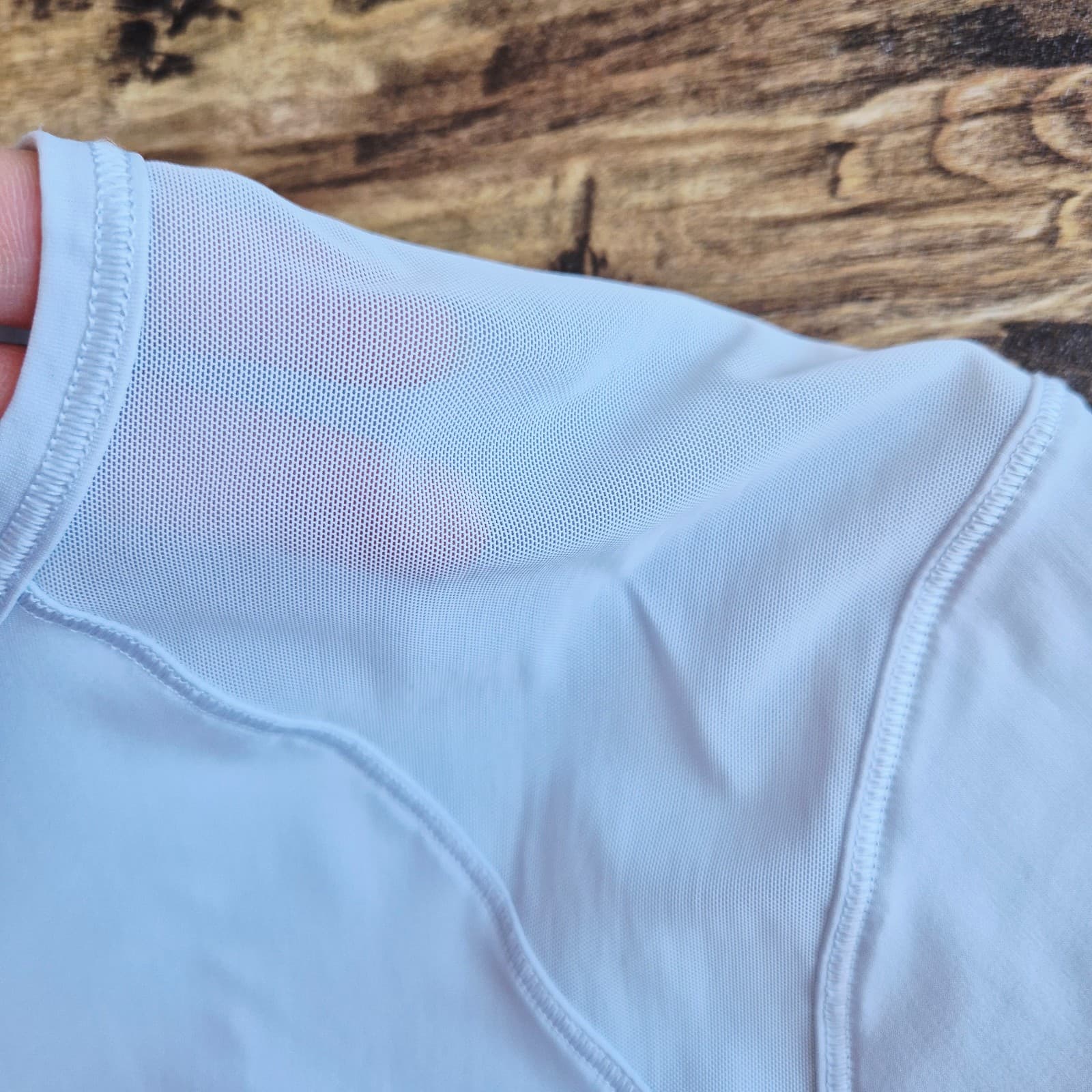 Lululemon Sculpt Short-Sleeve T-Shirt Lightweight Mesh Blue Bust 41" (12-14) - Thumbnail 8