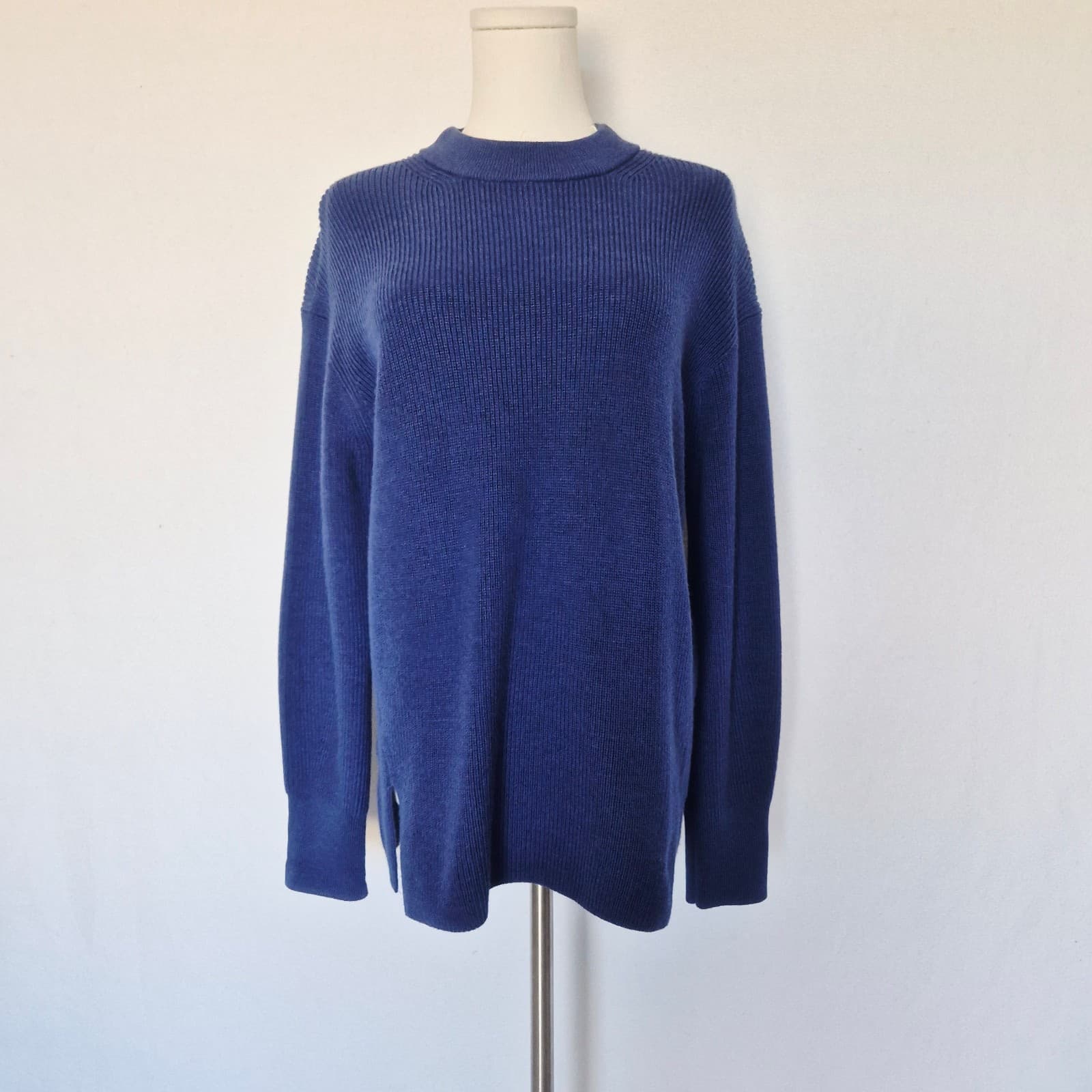 Lululemon Merino Wool-Blend Ribbed Crewneck Sweater Heathered Psychic Women's 4 - Thumbnail 3